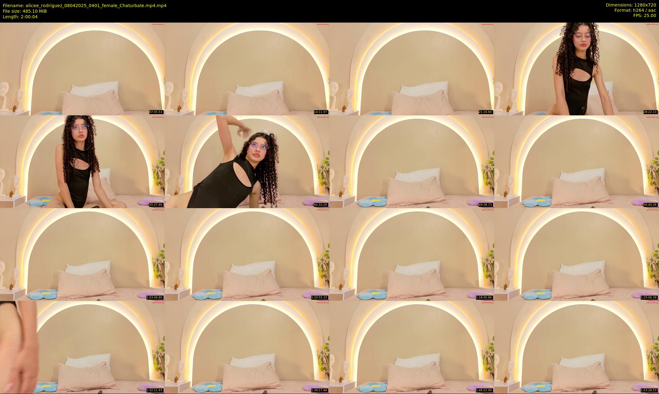alicee_rodriguez — 121 minute Chaturbate female cam show recording, 720p, Apr 8, 2025