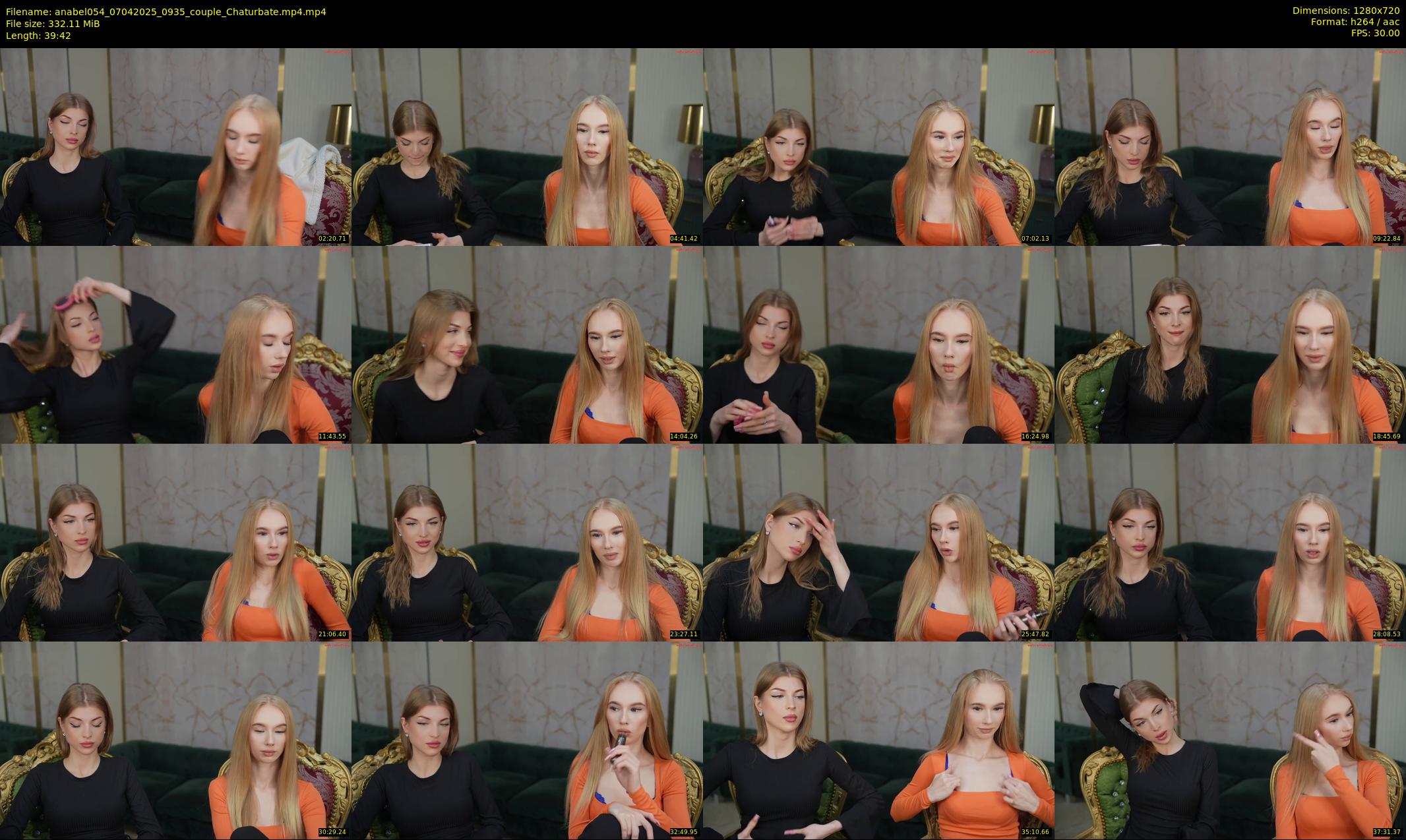 anabel054 — 40 minute Chaturbate female cam show recording, 720p, Apr 7, 2025