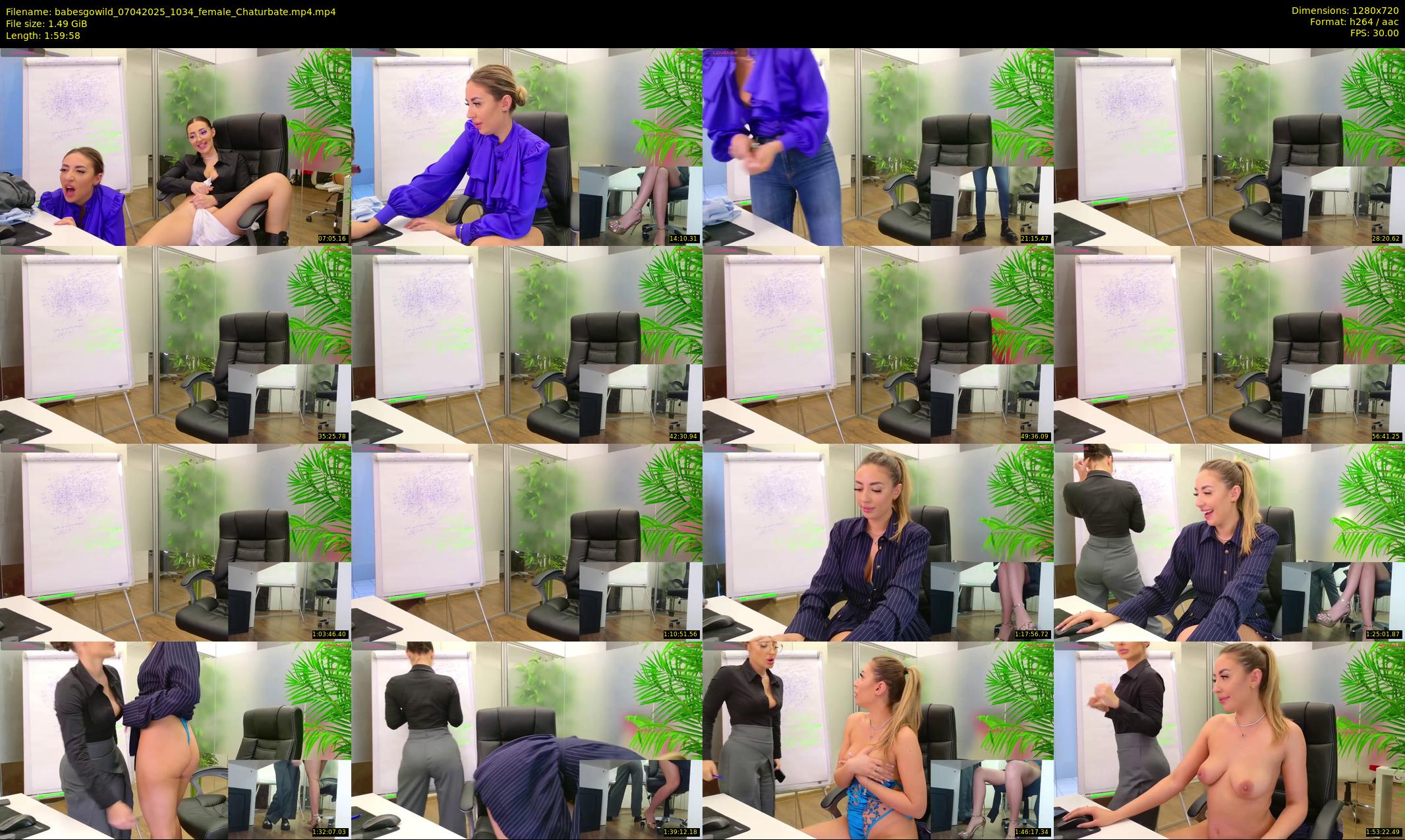 babesgowild — 120 minute Chaturbate couple cam show recording, 720p, Apr 7, 2025