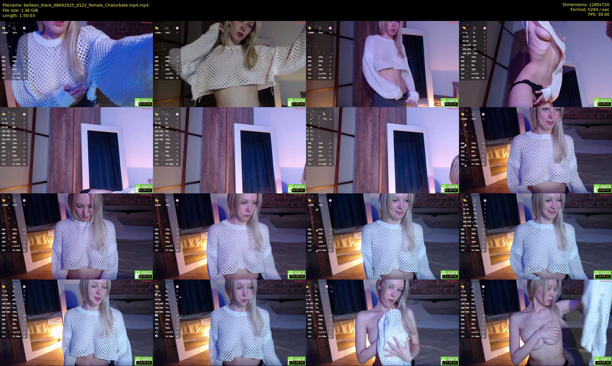 bellean_blare — 111 minute Chaturbate female cam show recording, 720p, Apr 8, 2025