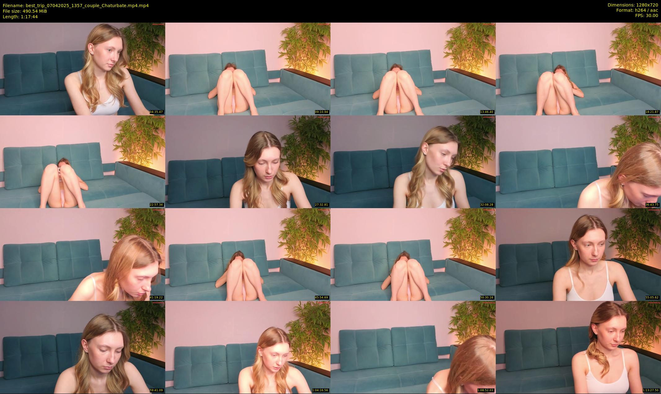 best_trip — 78 minute Chaturbate couple cam show recording, 720p, Apr 7, 2025