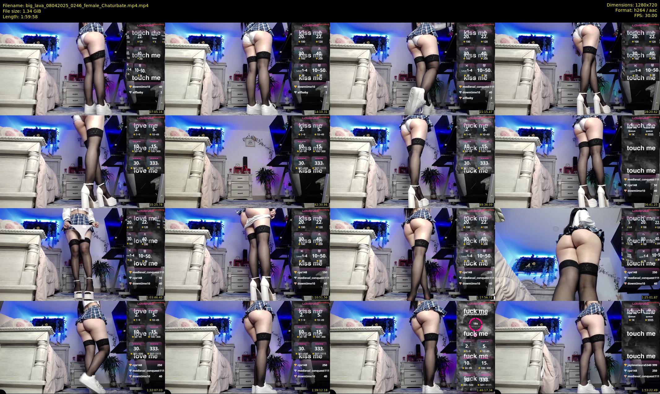 big_lava — 120 minute Chaturbate female cam show recording, 720p, Apr 8, 2025