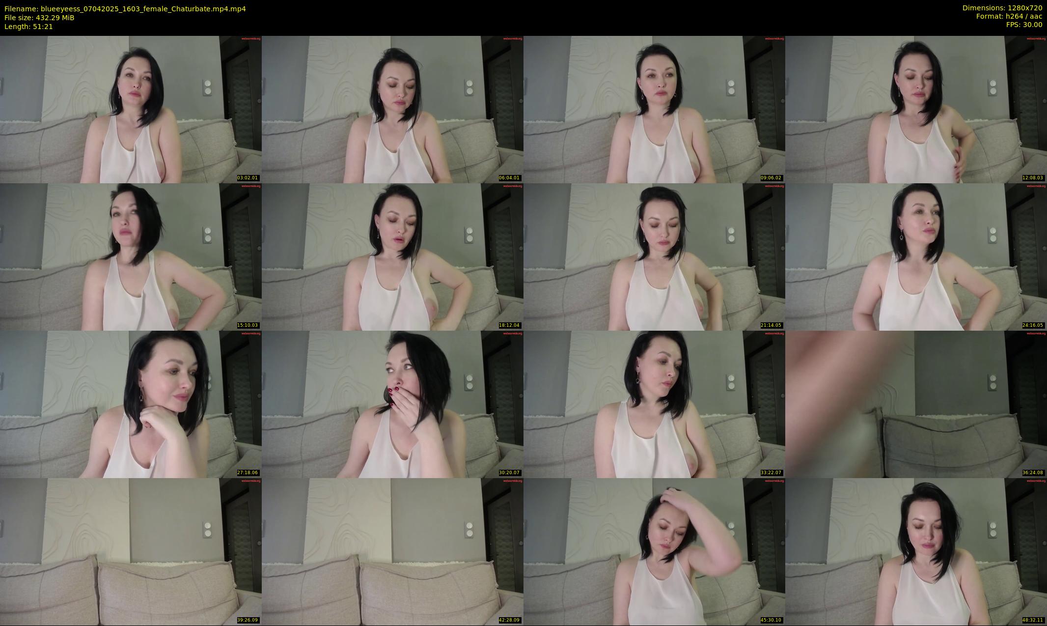 blueeyeess — 52 minute Chaturbate female cam show recording, 720p, Apr 7, 2025