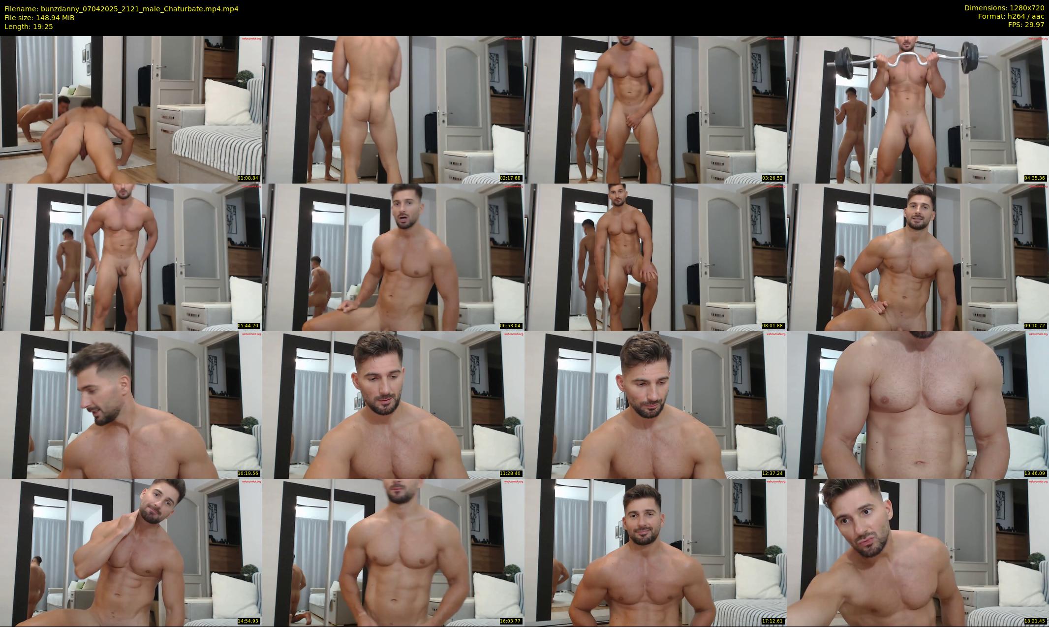 bunzdanny — 20 minute Chaturbate male cam show recording, 720p, Apr 7, 2025