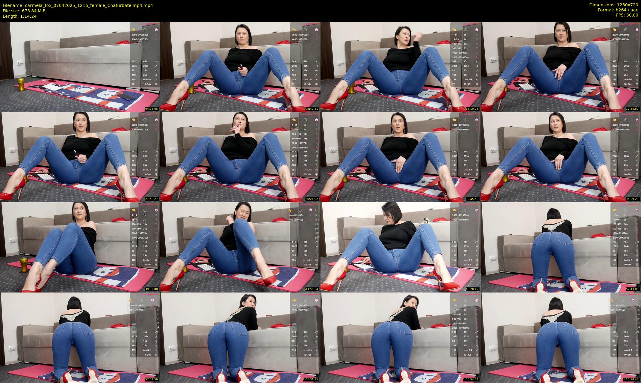 carmela_fox — 75 minute Chaturbate female cam show recording, 720p, Apr 7, 2025