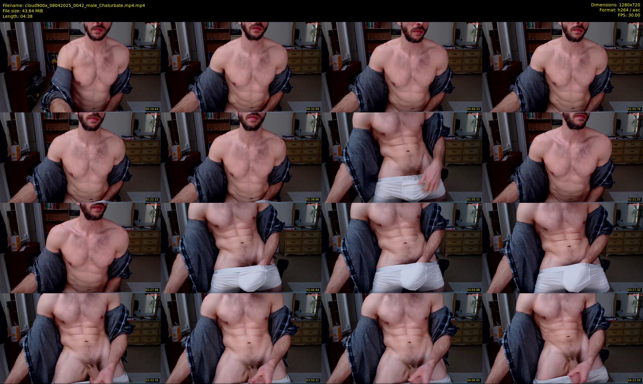 cloud900x — 5 minute Chaturbate male cam show recording, 720p, Apr 8, 2025