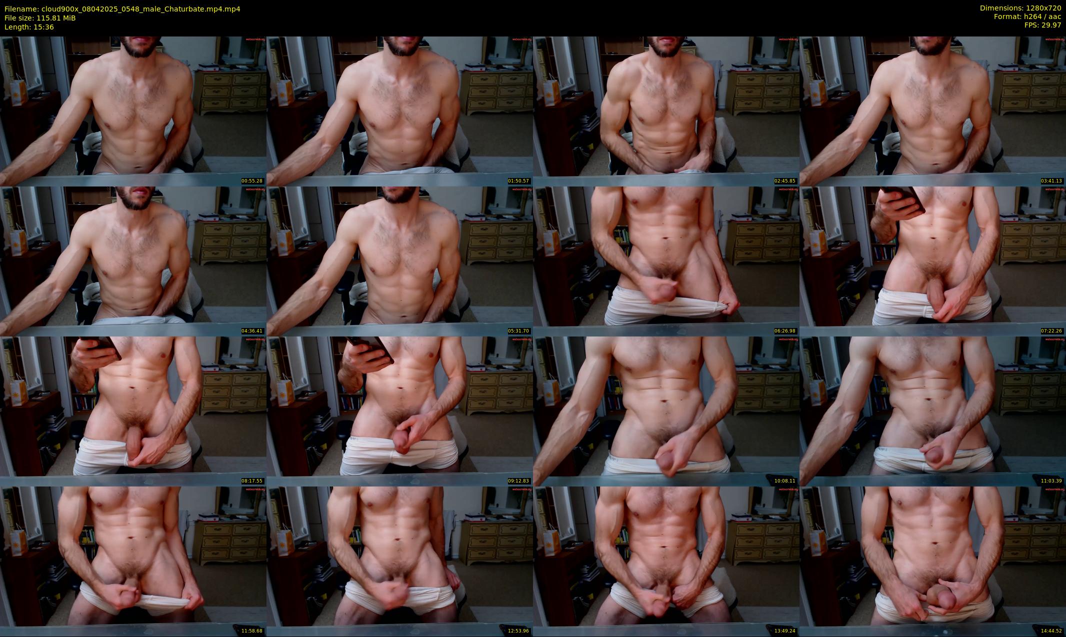 cloud900x — 16 minute Chaturbate male cam show recording, 720p, Apr 8, 2025