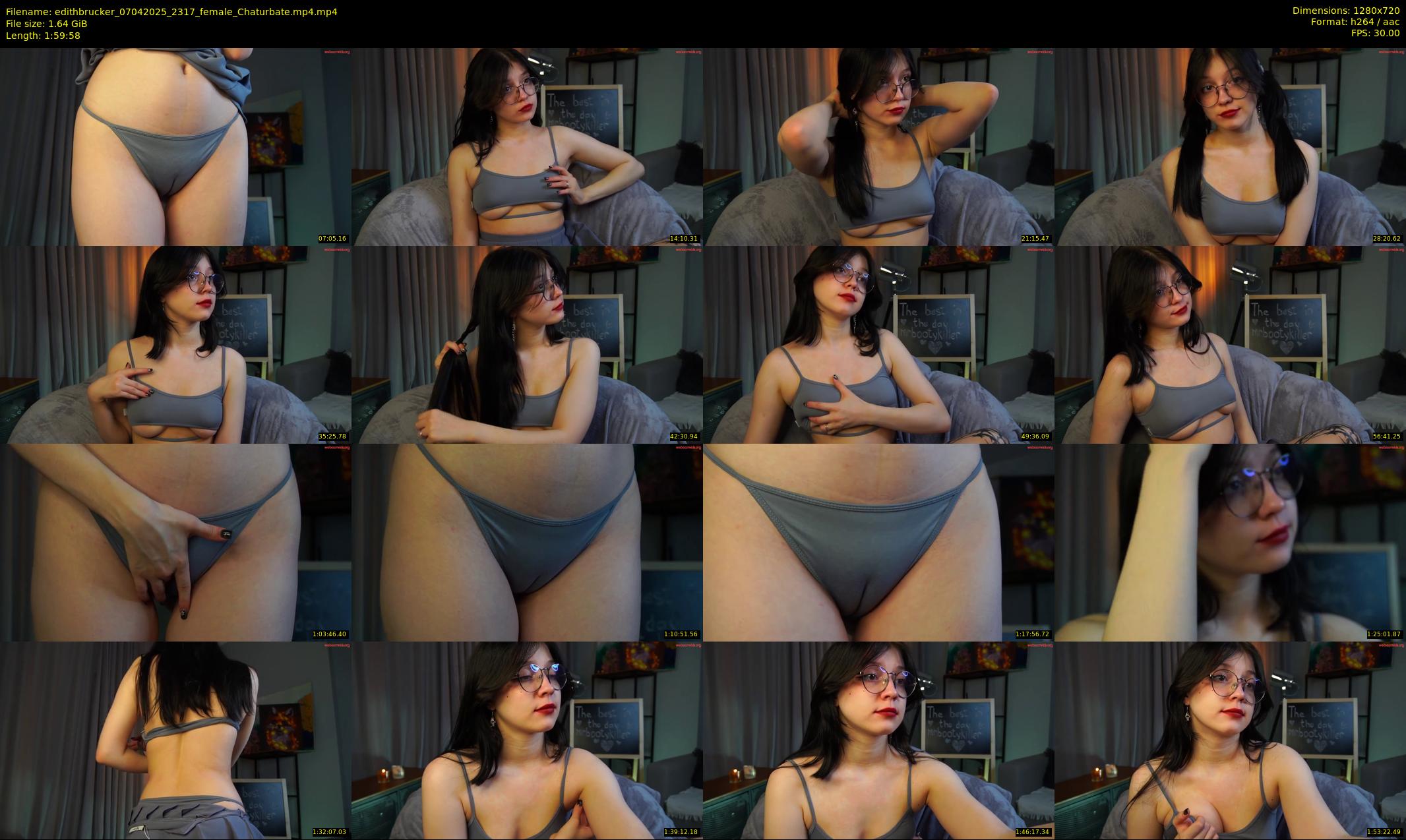 edithbrucker — 120 minute Chaturbate female cam show recording, 720p, Apr 7, 2025