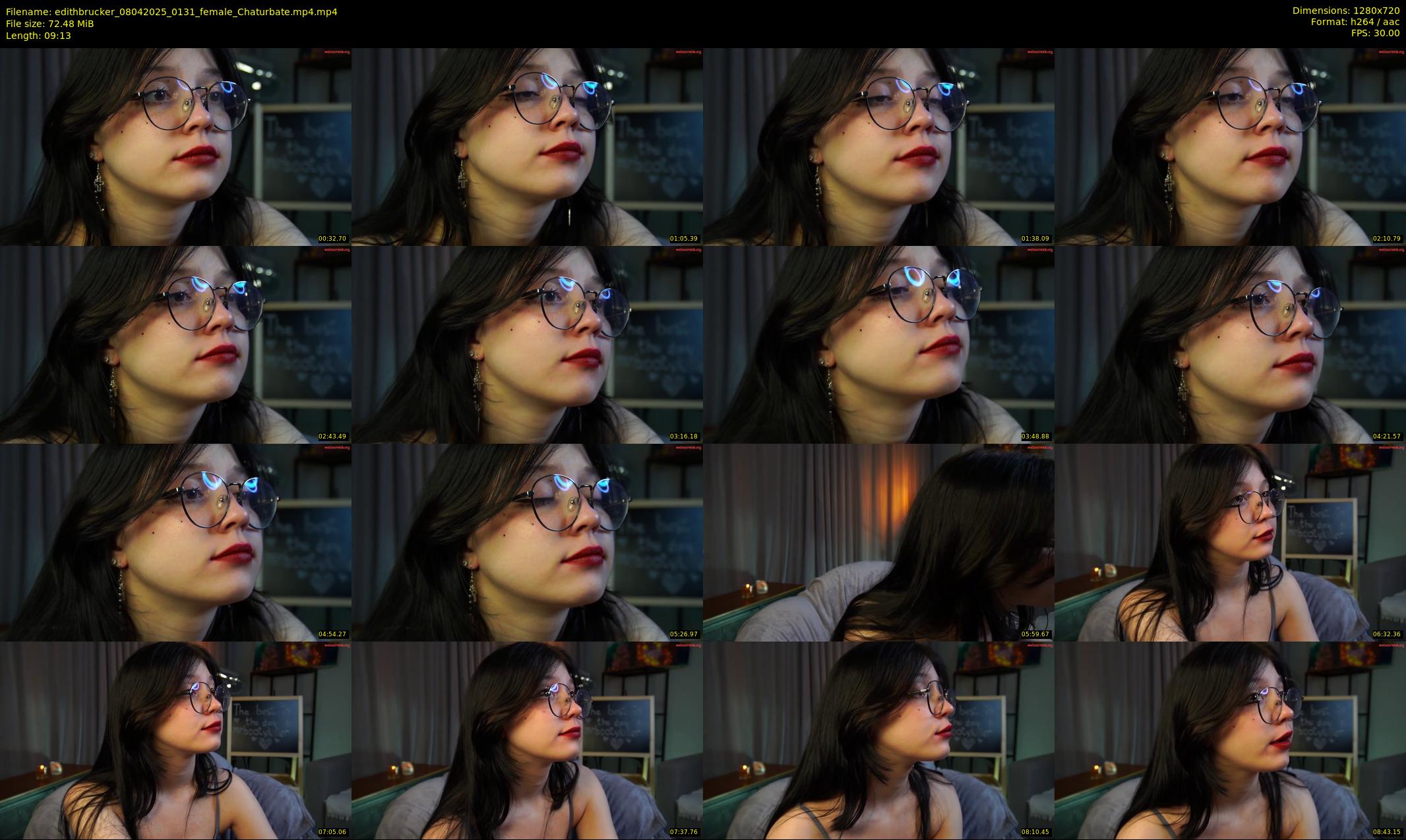 edithbrucker — 10 minute Chaturbate female cam show recording, 720p, Apr 8, 2025