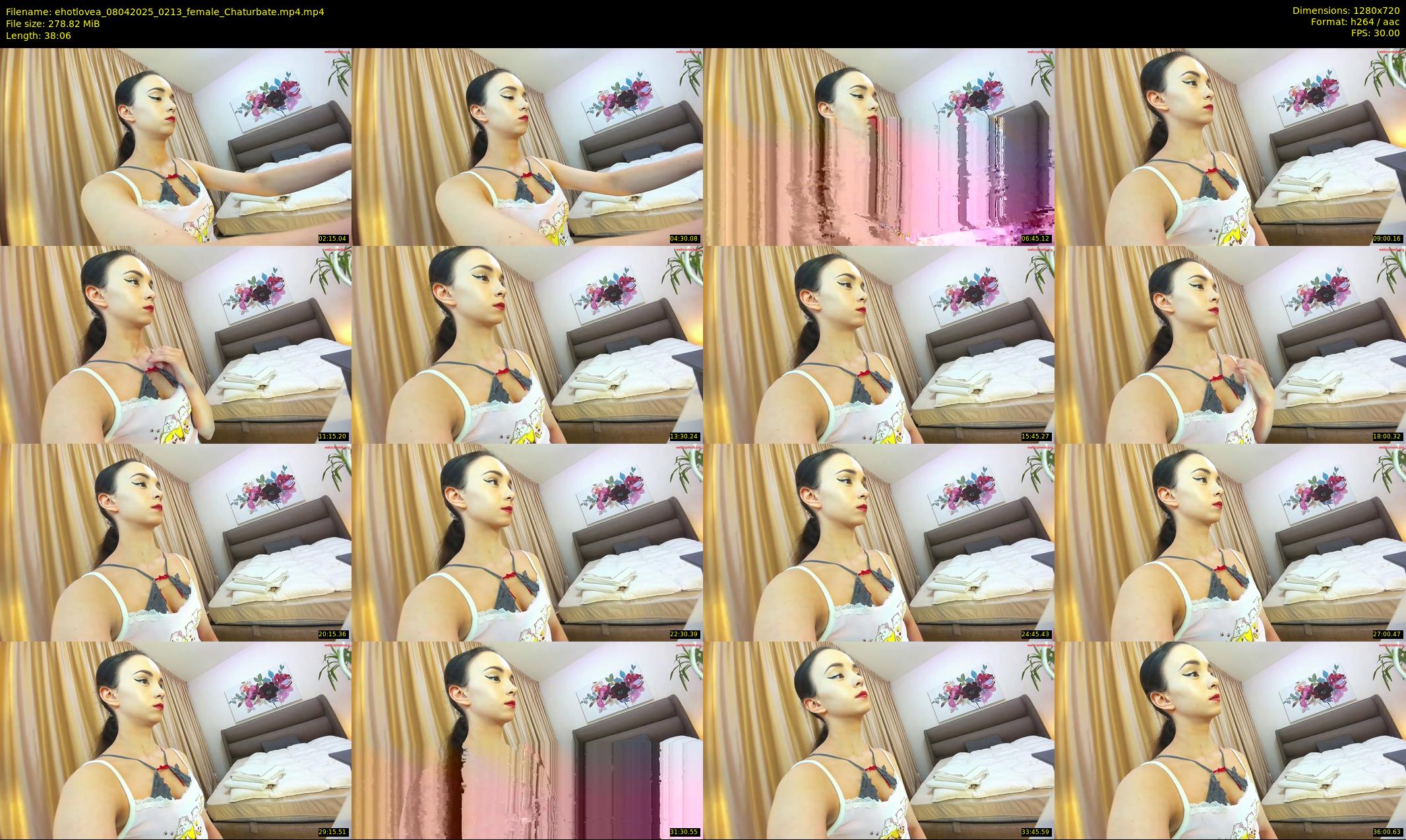 ehotlovea — 39 minute Chaturbate female cam show recording, 720p, Apr 8, 2025