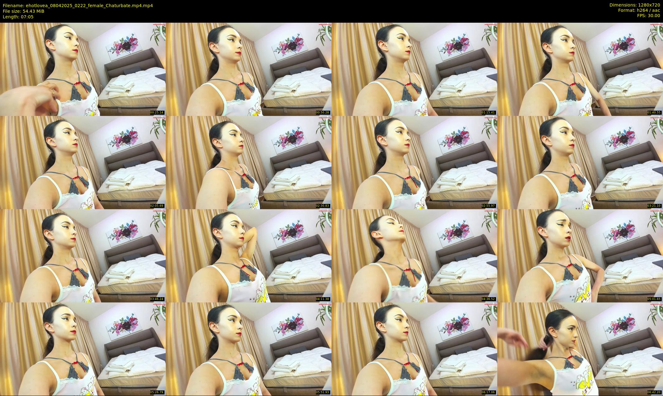 ehotlovea — 8 minute Chaturbate female cam show recording, 720p, Apr 8, 2025