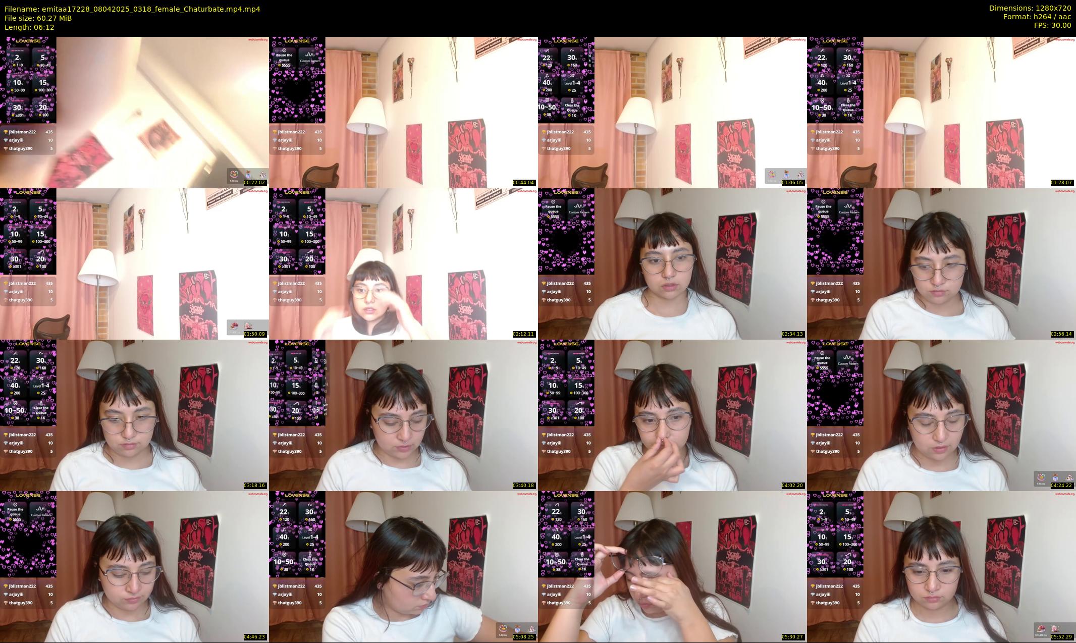 emitaa17228 — 7 minute Chaturbate female cam show recording, 720p, Apr 8, 2025