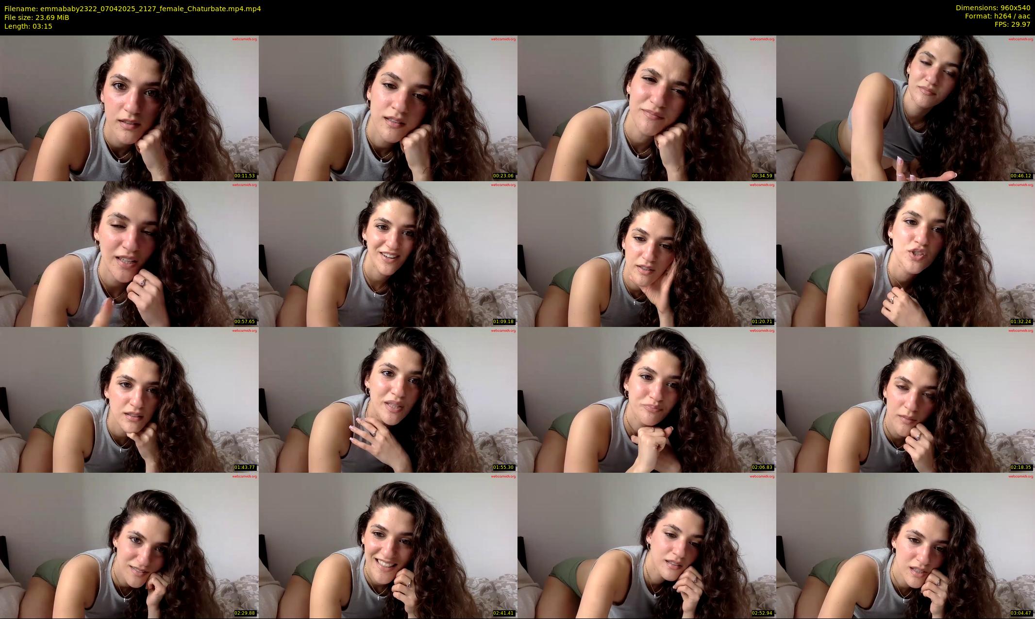 emmababy2322 — 4 minute Chaturbate female cam show recording, 480p, Apr 7, 2025