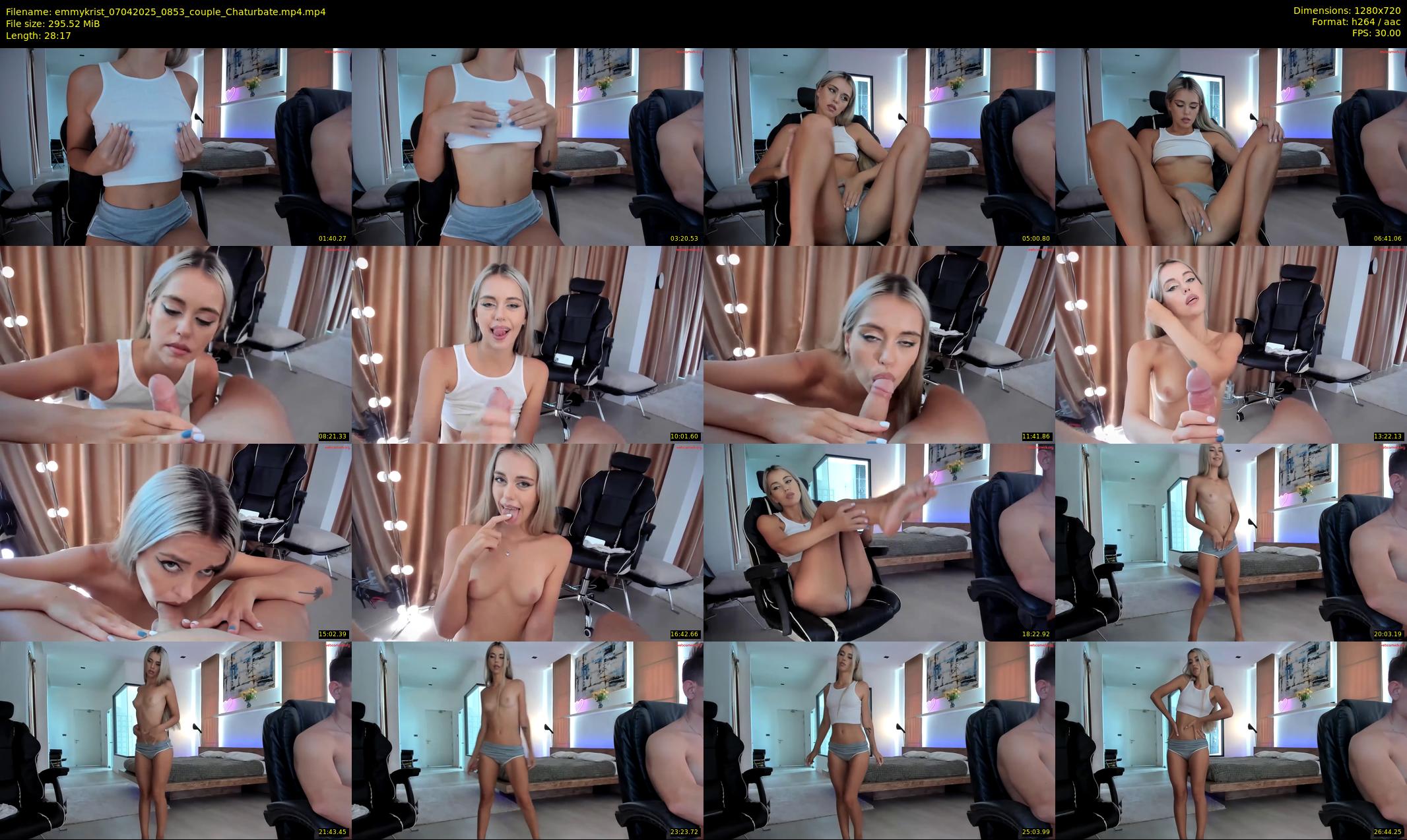 emmykrist — 29 minute Chaturbate couple cam show recording, 720p, Apr 7, 2025