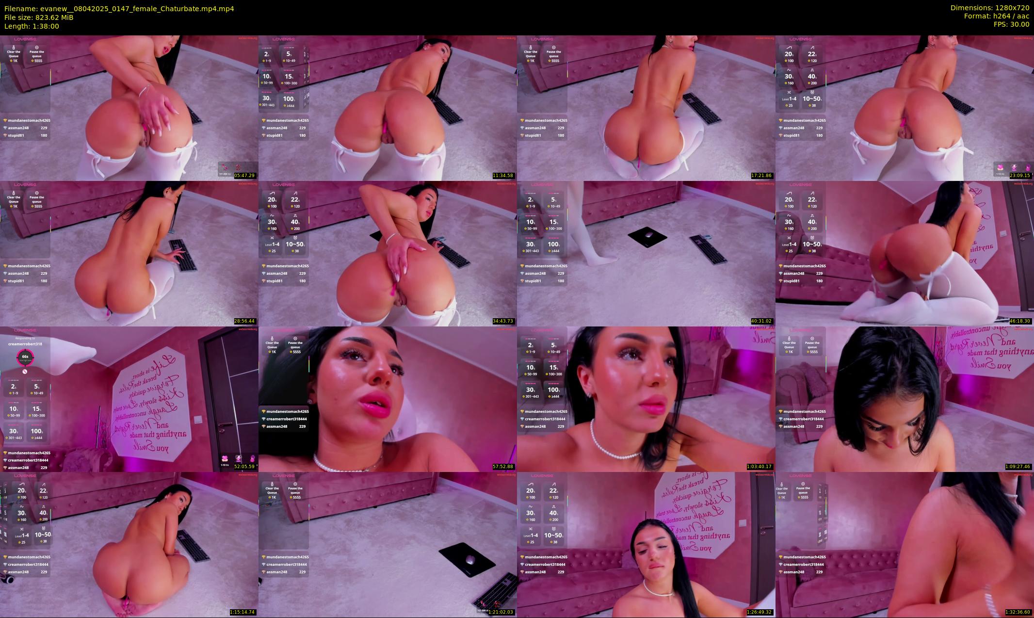 evanew_ — 98 minute Chaturbate female cam show recording, 720p, Apr 8, 2025