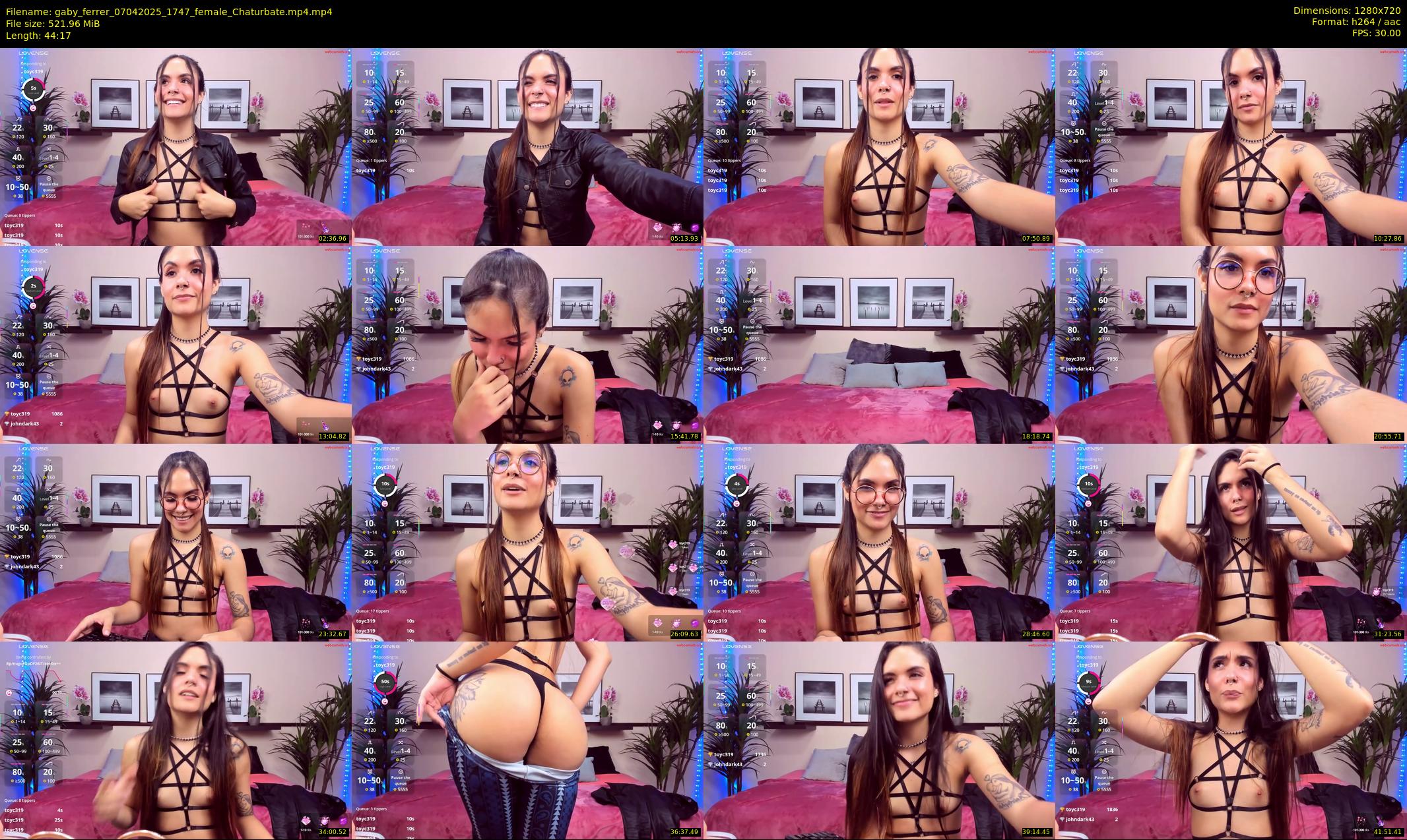 gaby_ferrer — 45 minute Chaturbate female cam show recording, 720p, Apr 7, 2025