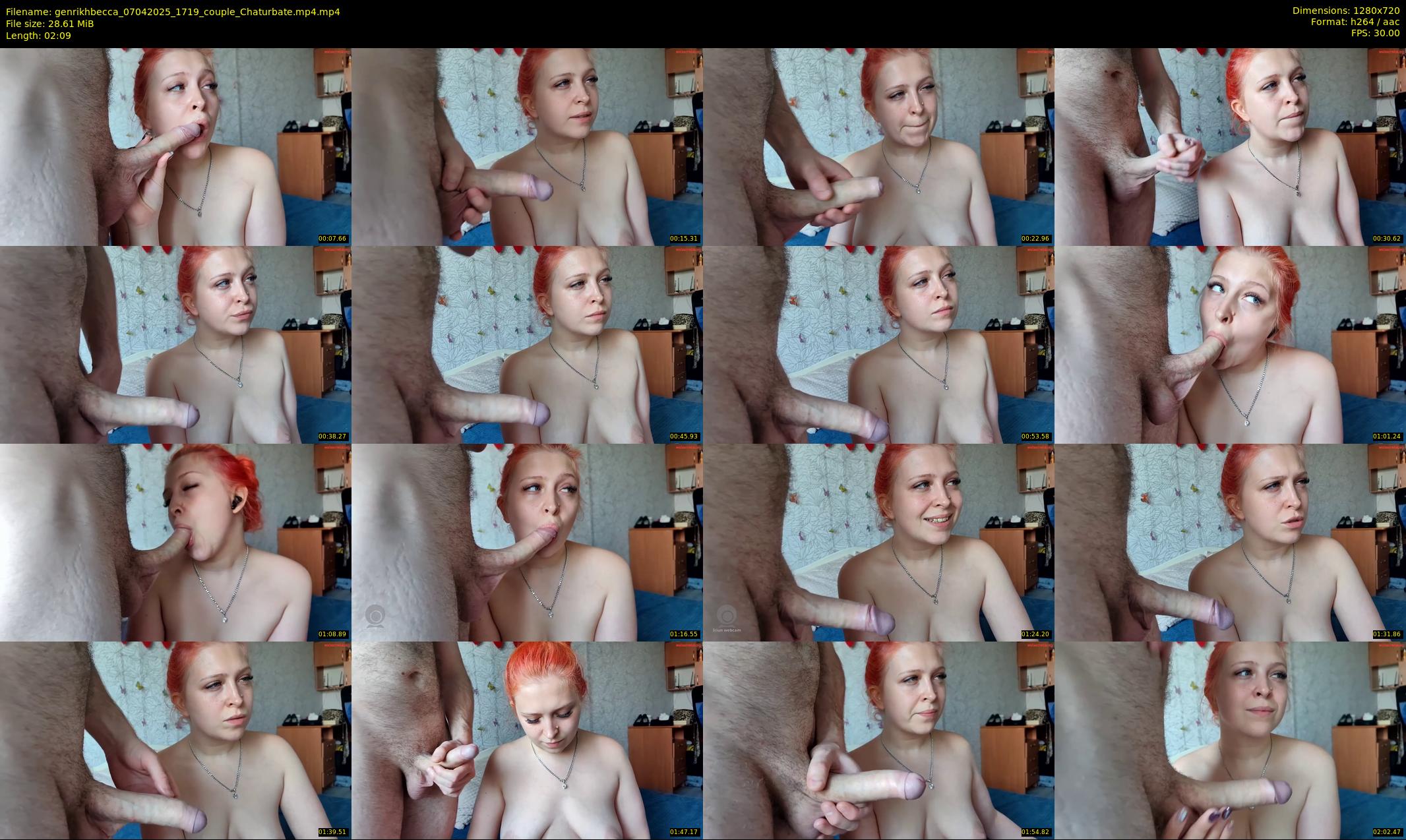 genrikhbecca — 3 minute Chaturbate couple cam show recording, 720p, Apr 7, 2025