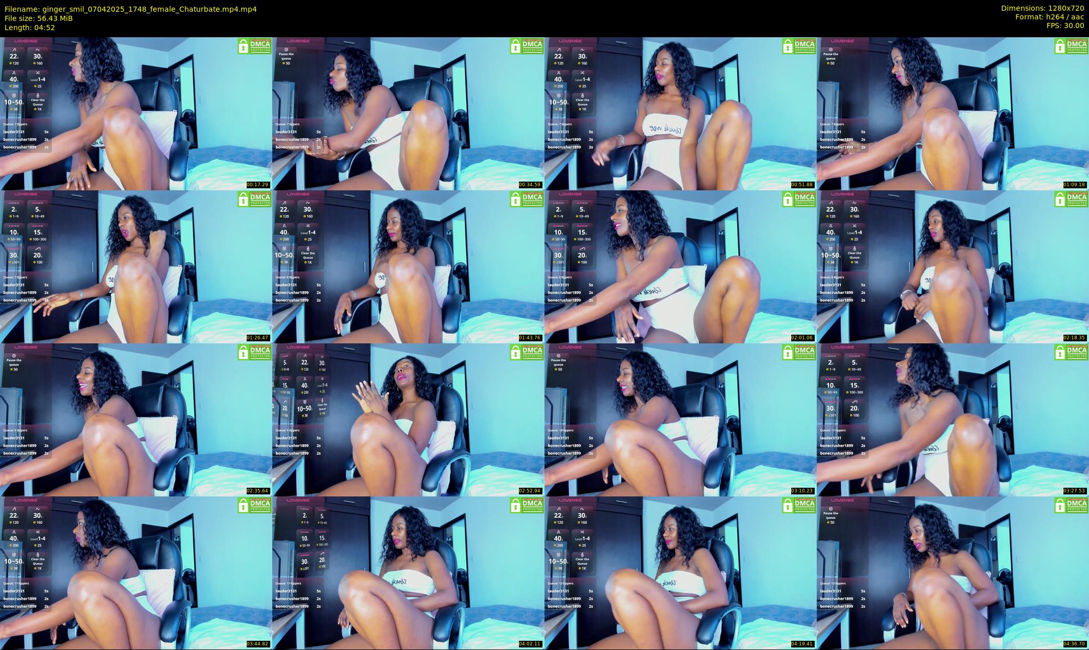 ginger_smil — 5 minute Chaturbate female cam show recording, 720p, Apr 7, 2025