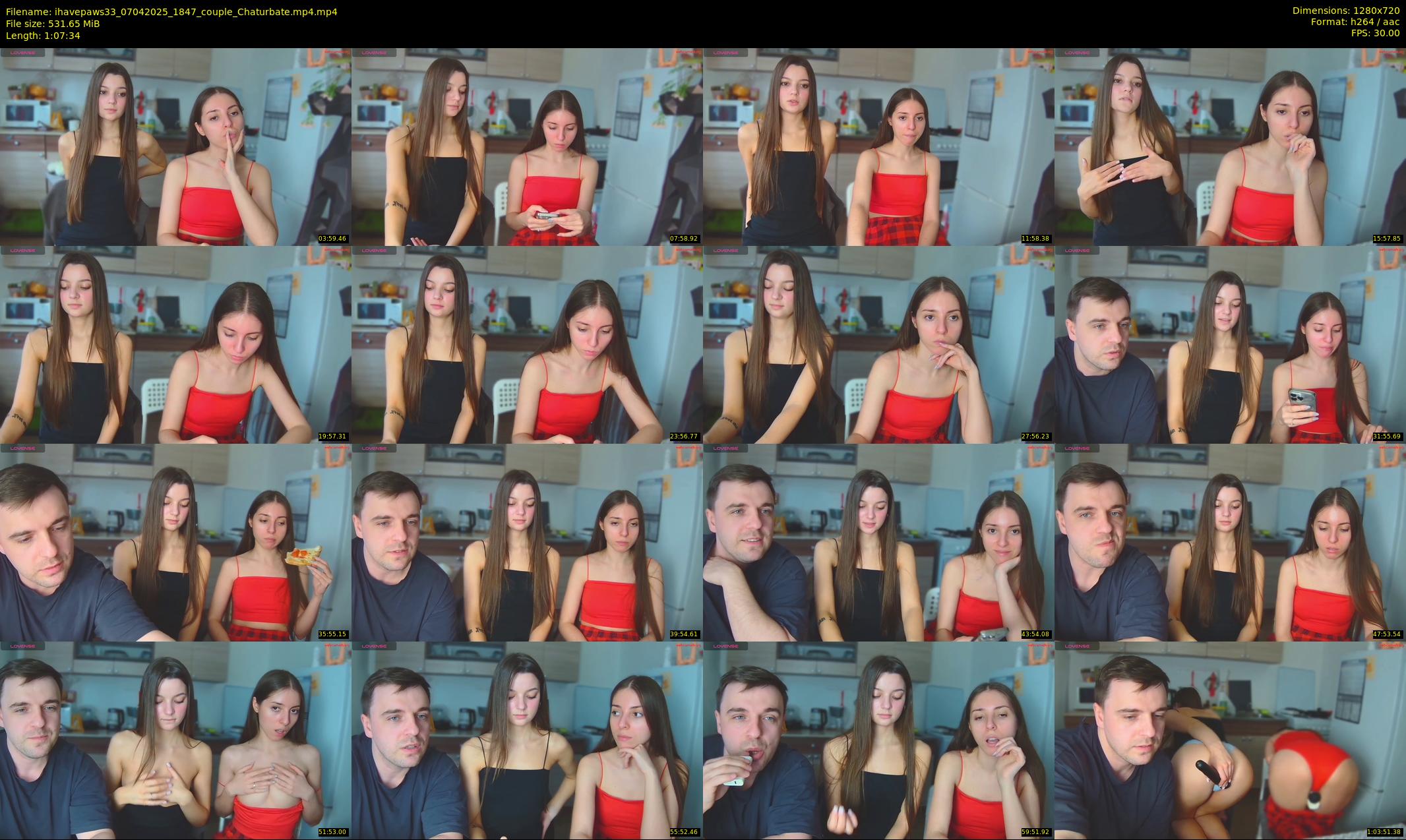 ihavepaws33 — 68 minute Chaturbate couple cam show recording, 720p, Apr 7, 2025