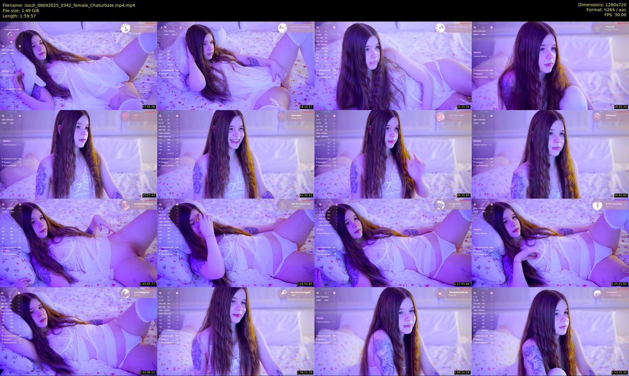 isoull — 120 minute Chaturbate female cam show recording, 720p, Apr 8, 2025
