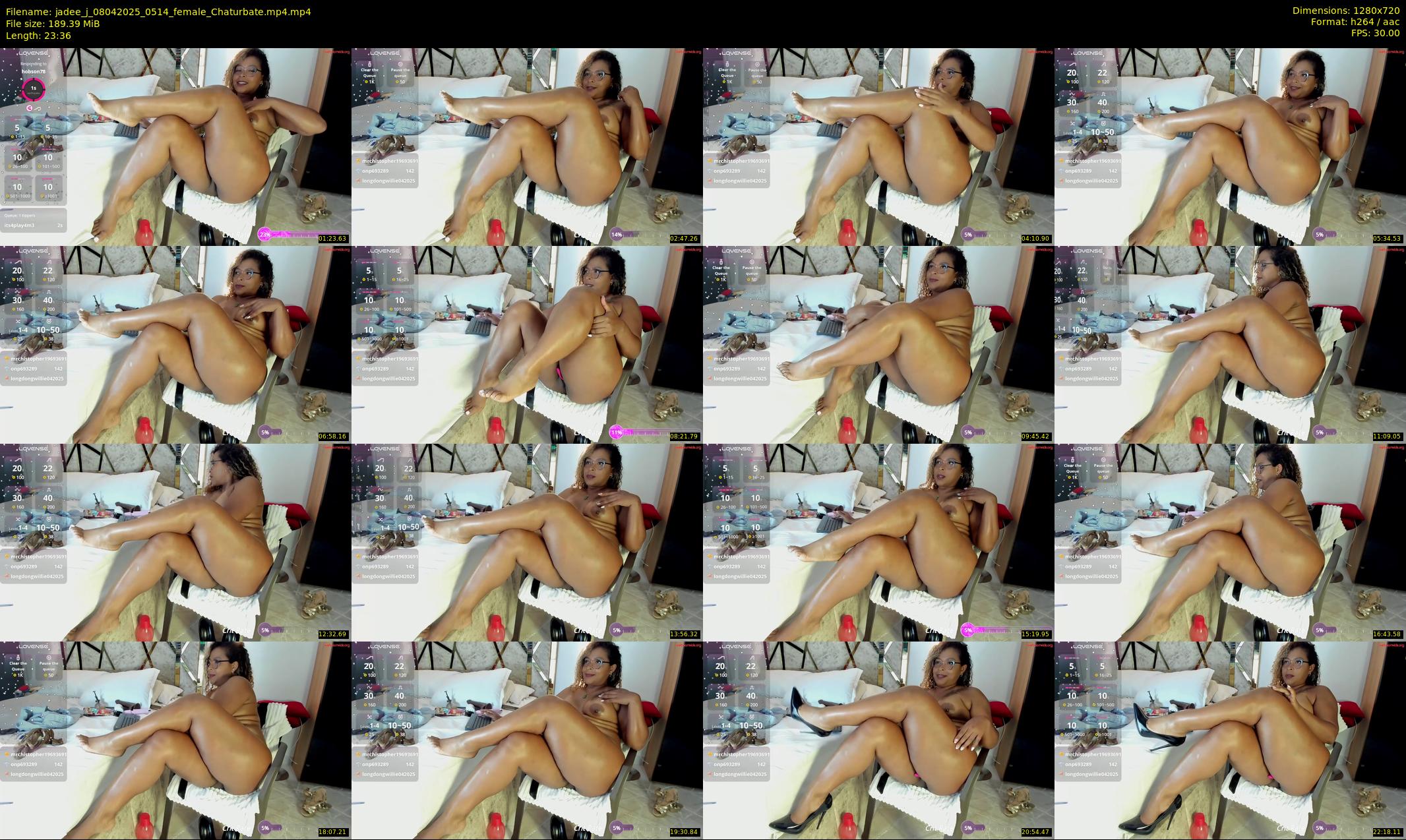 jadee_j — 24 minute Chaturbate female cam show recording, 720p, Apr 8, 2025