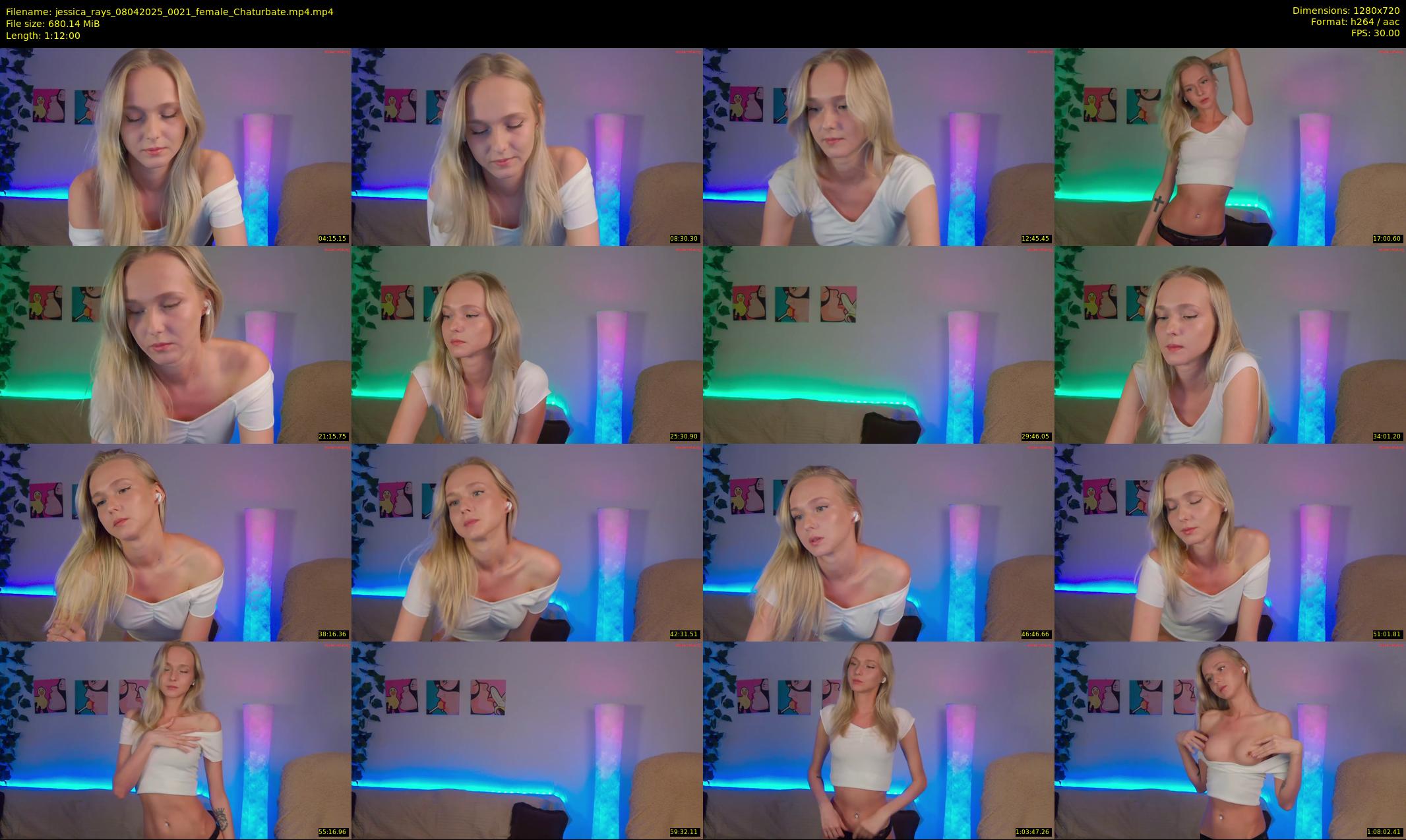 jessica_rays — 72 minute Chaturbate couple cam show recording, 720p, Apr 8, 2025