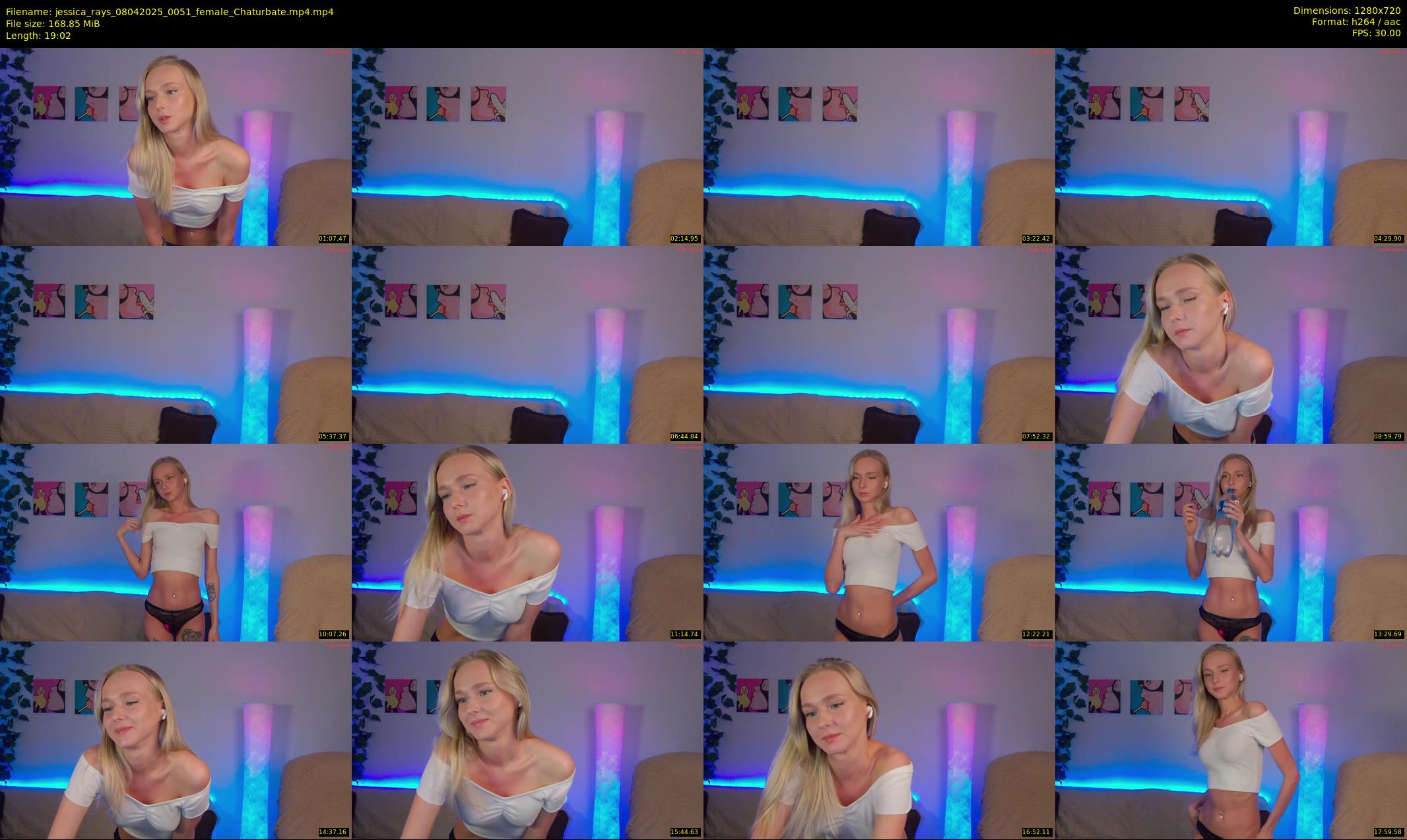 jessica_rays — 20 minute Chaturbate couple cam show recording, 720p, Apr 8, 2025
