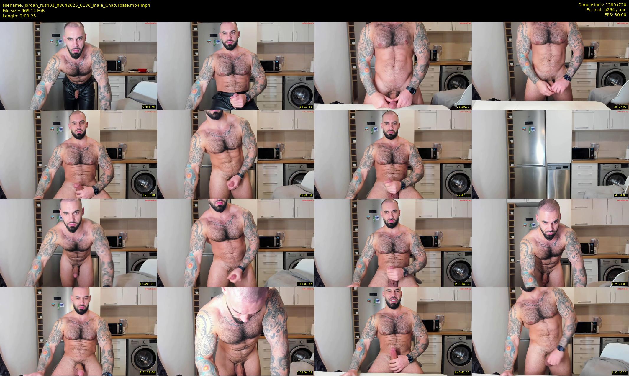 jordan_rush01 — 121 minute Chaturbate male cam show recording, 720p, Apr 8, 2025
