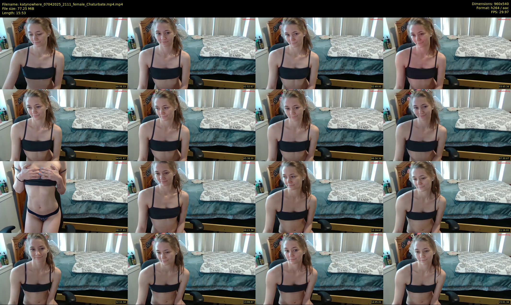 katynowhere — 16 minute Chaturbate female cam show recording, 480p, Apr 7, 2025