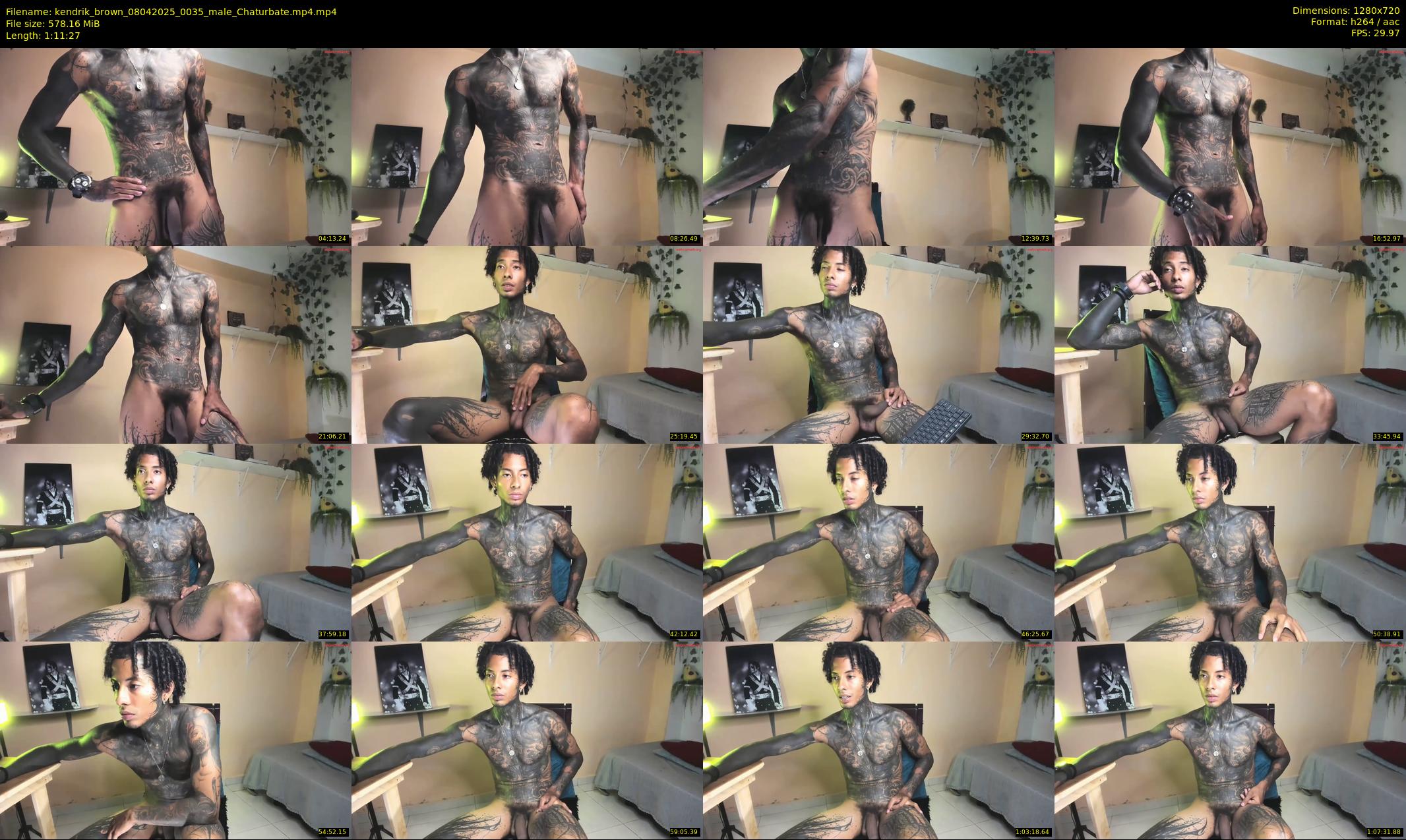 kendrik_brown — 72 minute Chaturbate male cam show recording, 720p, Apr 8, 2025