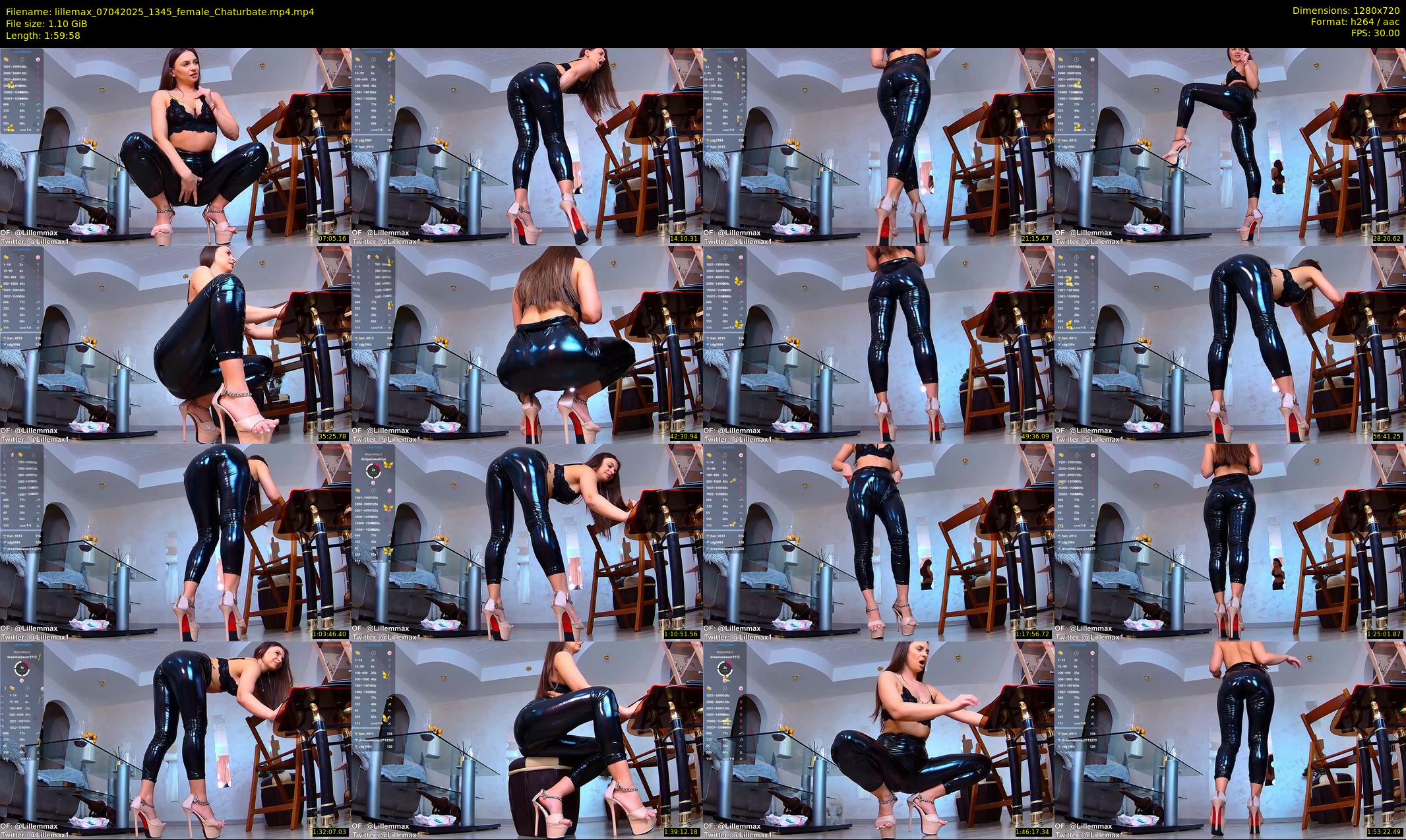 lillemax — 120 minute Chaturbate female cam show recording, 720p, Apr 7, 2025