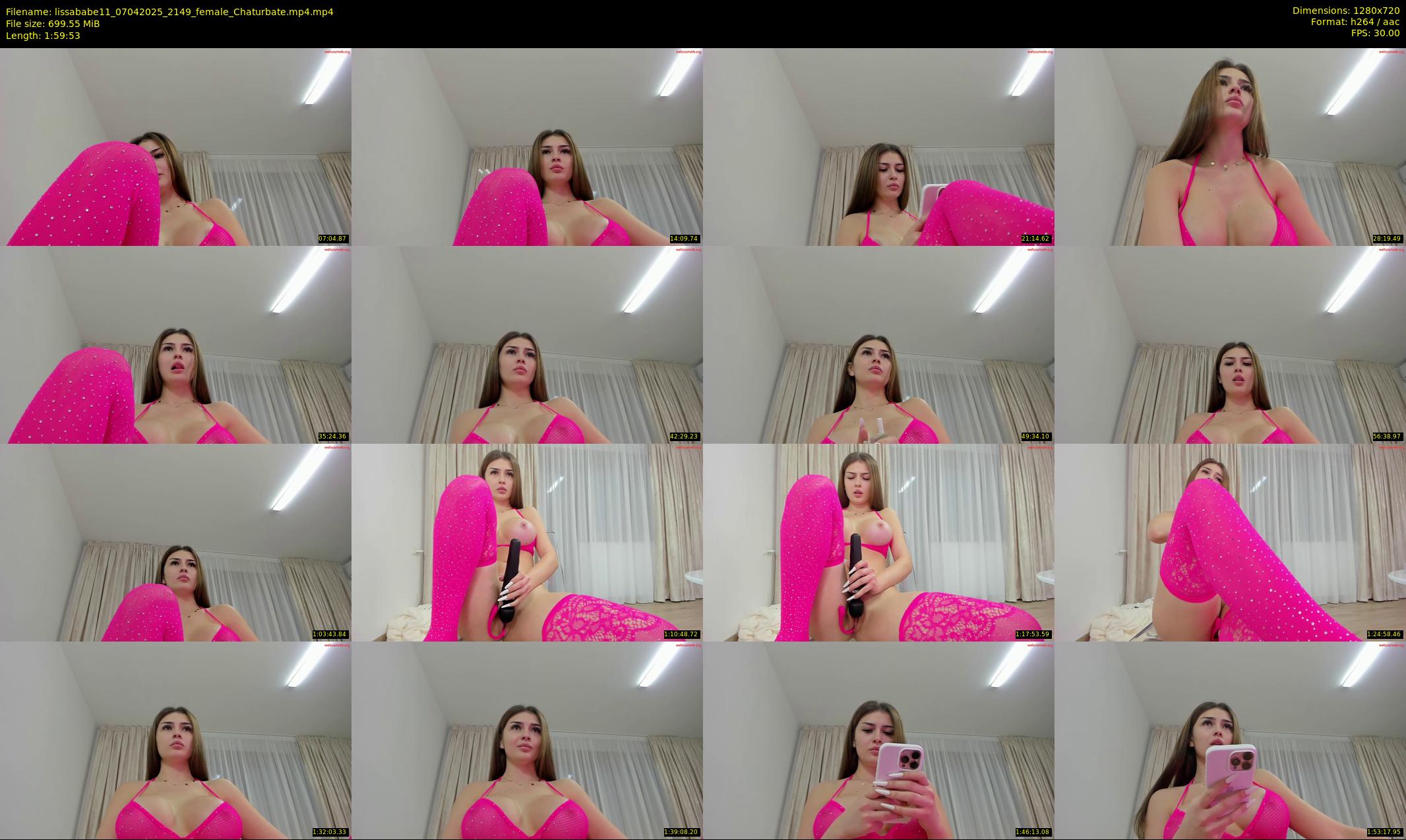 lissababe11 — 120 minute Chaturbate female cam show recording, 720p, Apr 7, 2025