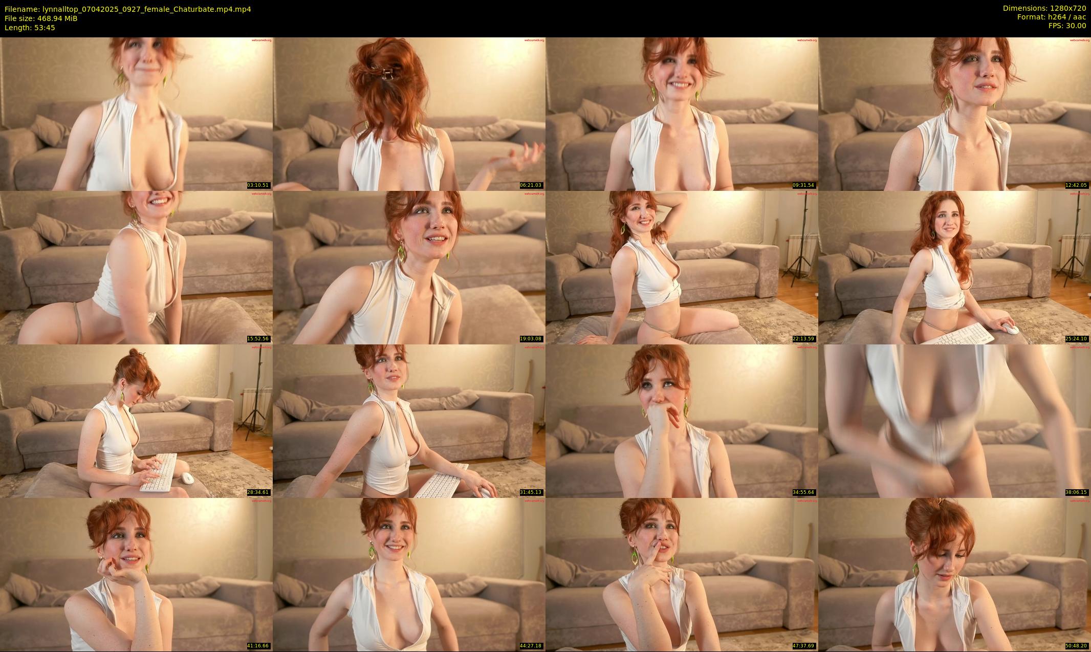 lynnalltop — 54 minute Chaturbate female cam show recording, 720p, Apr 7, 2025