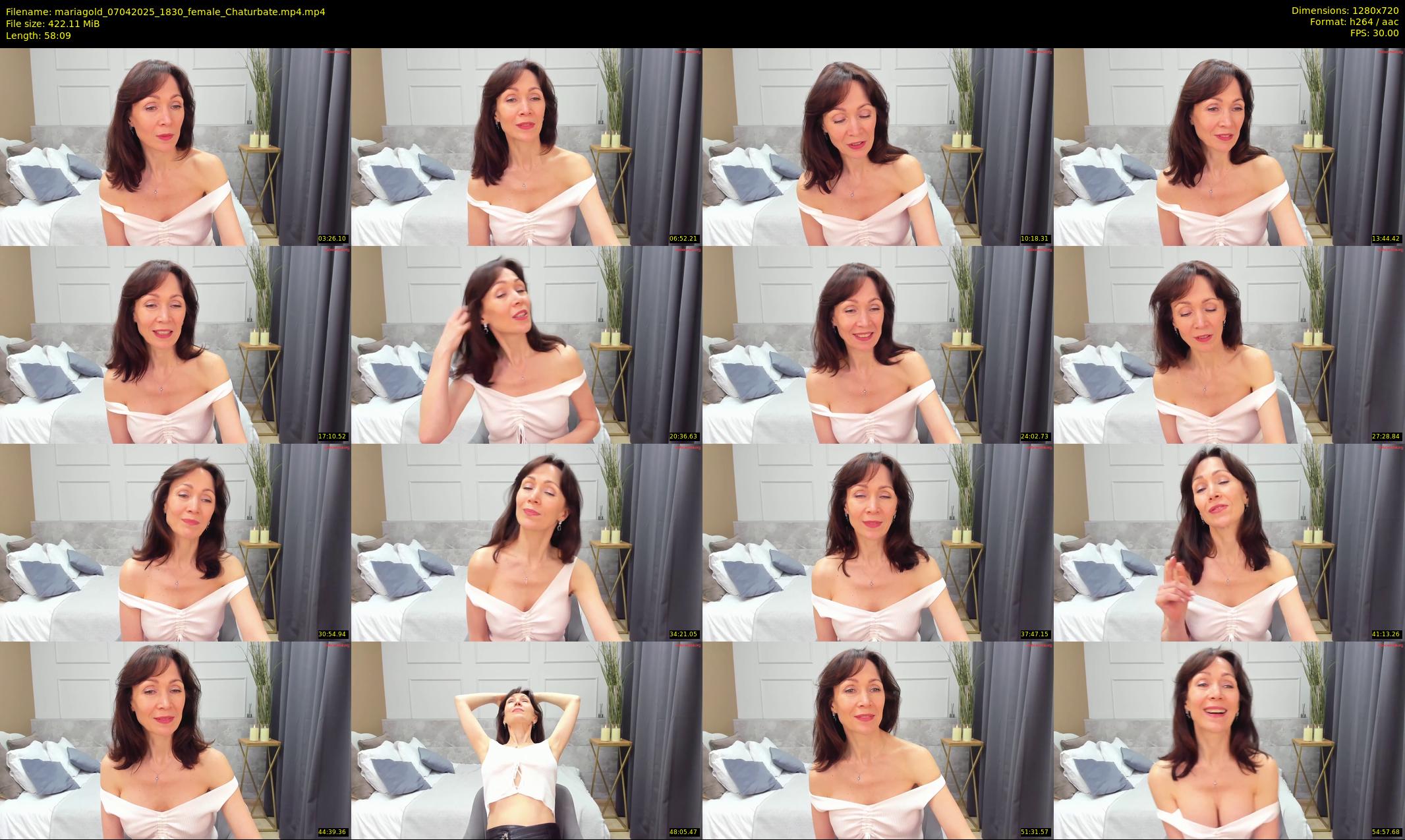mariagold — 59 minute Chaturbate female cam show recording, 720p, Apr 7, 2025