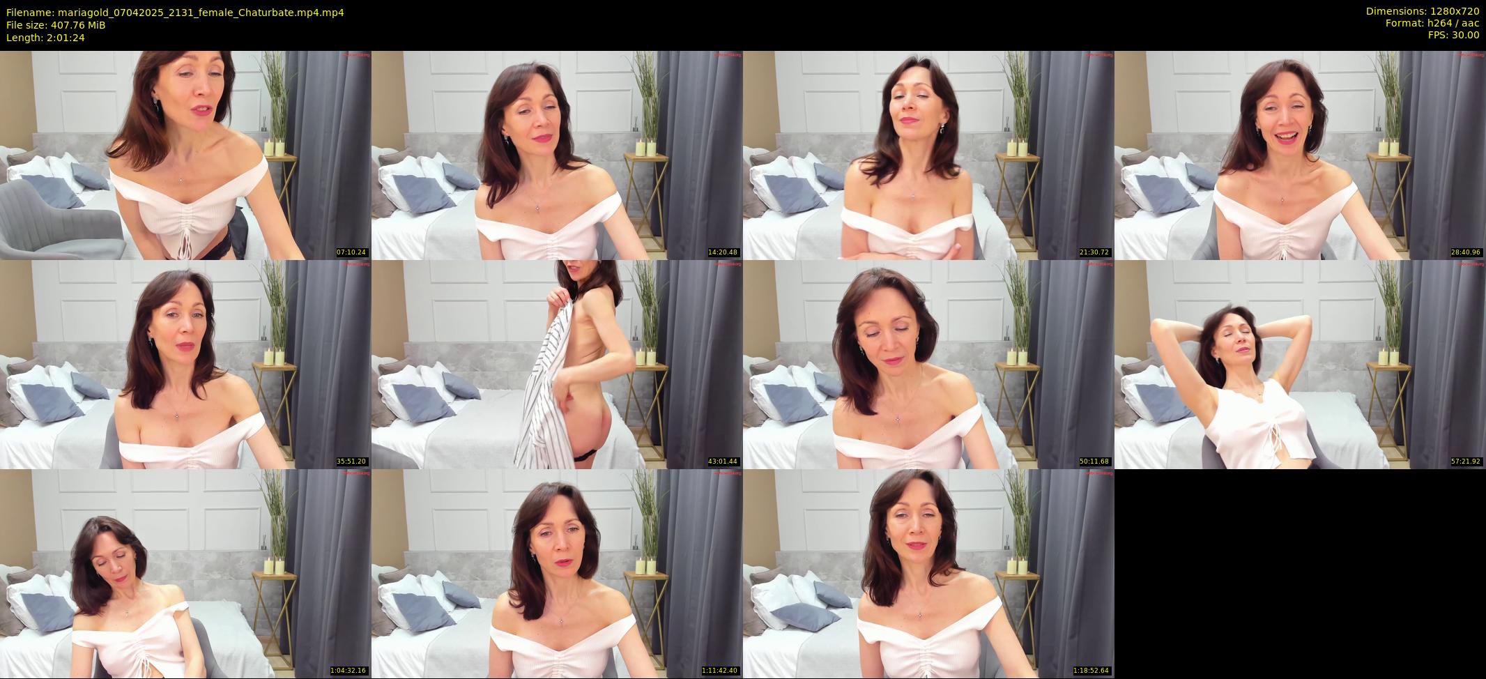 mariagold — 122 minute Chaturbate female cam show recording, 720p, Apr 7, 2025