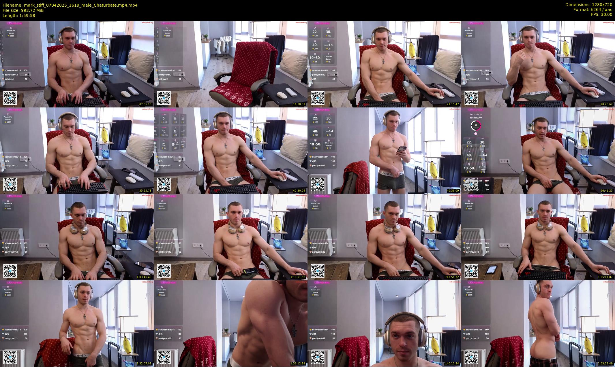 mark_stiff — 120 minute Chaturbate male cam show recording, 720p, Apr 7, 2025