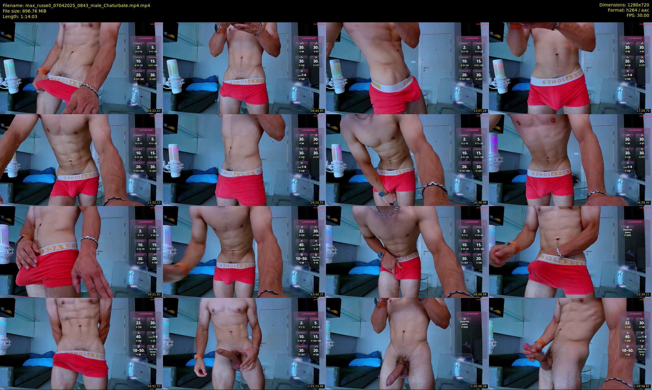 max_russell — 75 minute Chaturbate male cam show recording, 720p, Apr 7, 2025