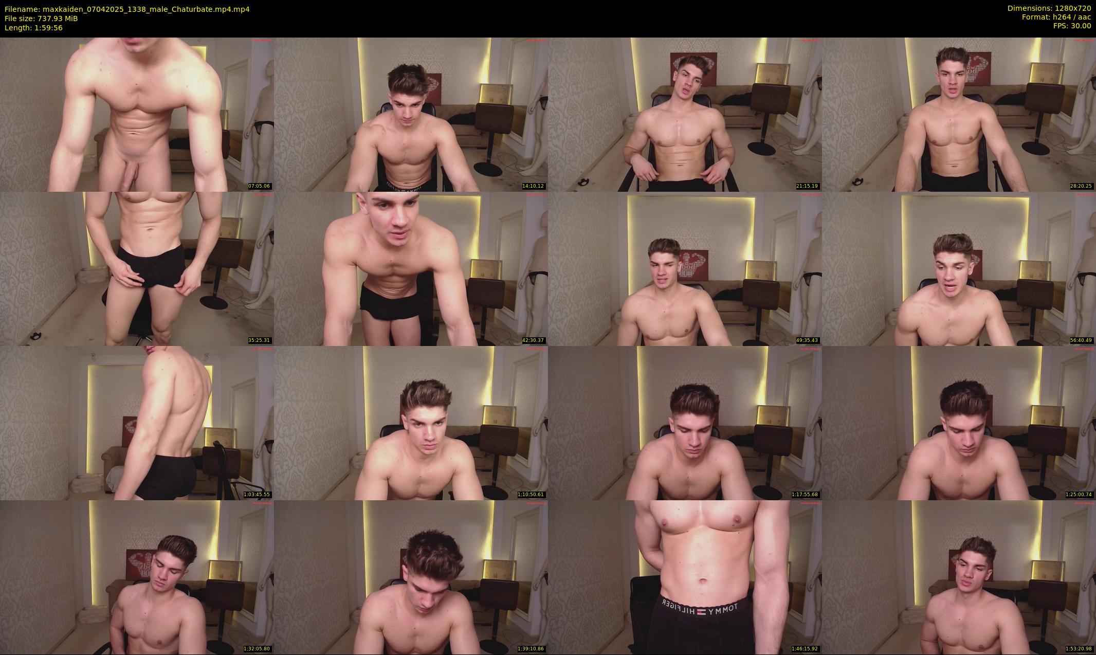 maxkaiden — 120 minute Chaturbate male cam show recording, 720p, Apr 7, 2025
