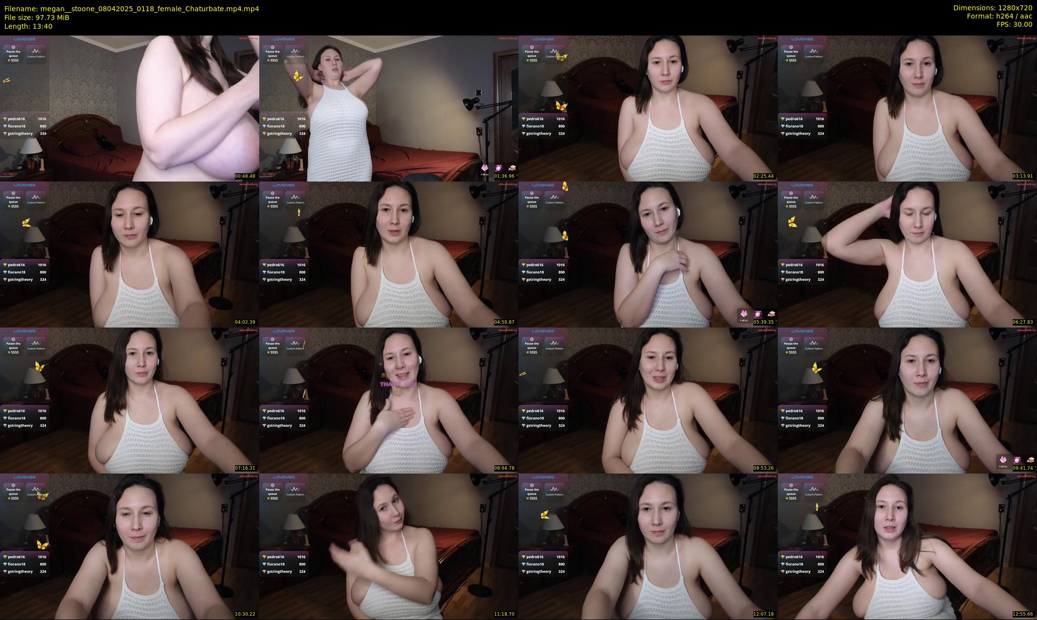 megan__stoone — 14 minute Chaturbate female cam show recording, 720p, Apr 8, 2025