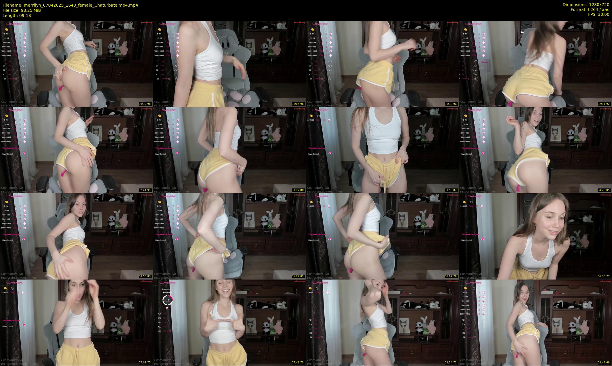 merrilyn — 10 minute Chaturbate female cam show recording, 720p, Apr 7, 2025