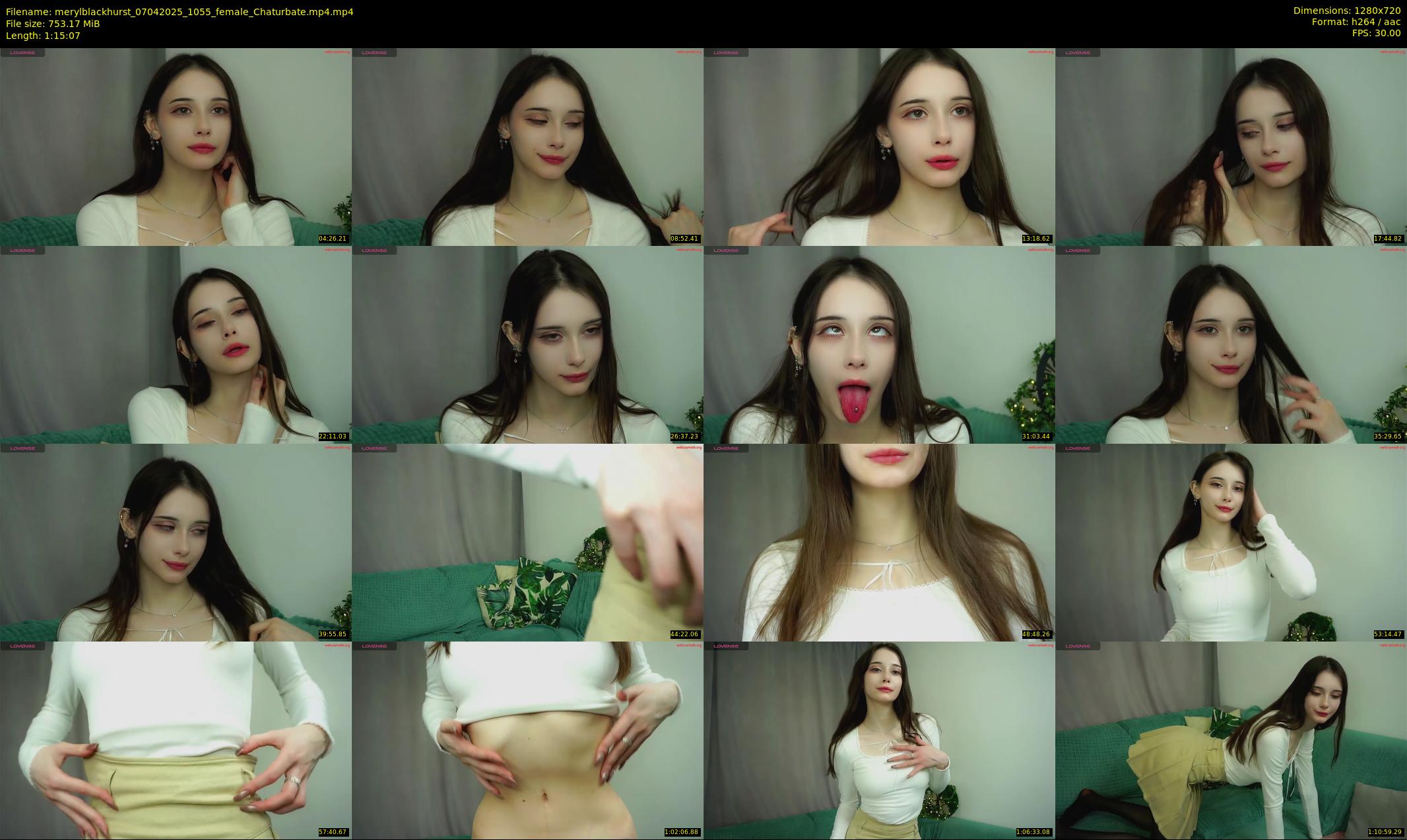 merylblackhurst — 76 minute Chaturbate female cam show recording, 720p, Apr 7, 2025
