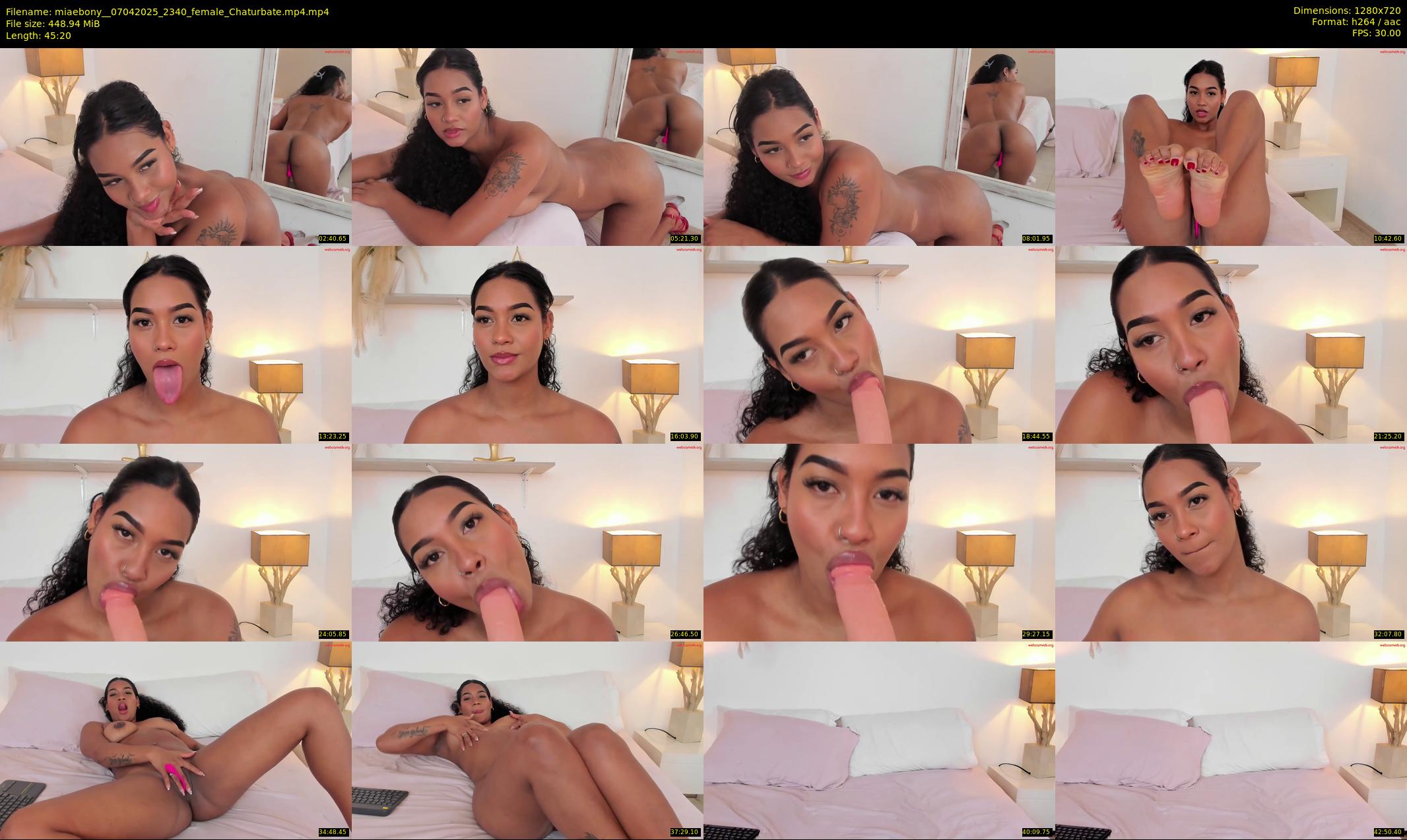 miaebony_ — 46 minute Chaturbate female cam show recording, 720p, Apr 7, 2025