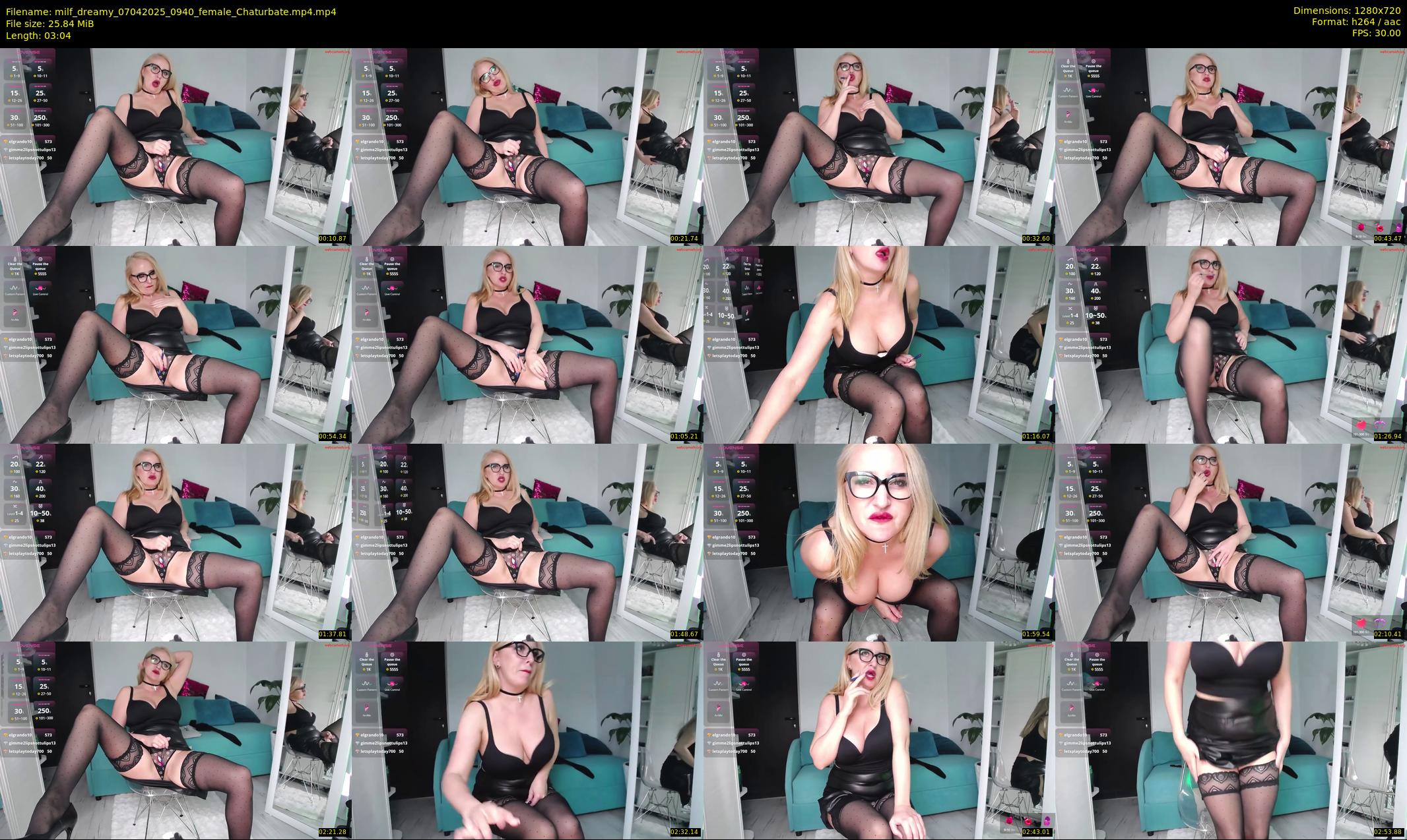 milf_dreamy — 4 minute Chaturbate female cam show recording, 720p, Apr 7, 2025