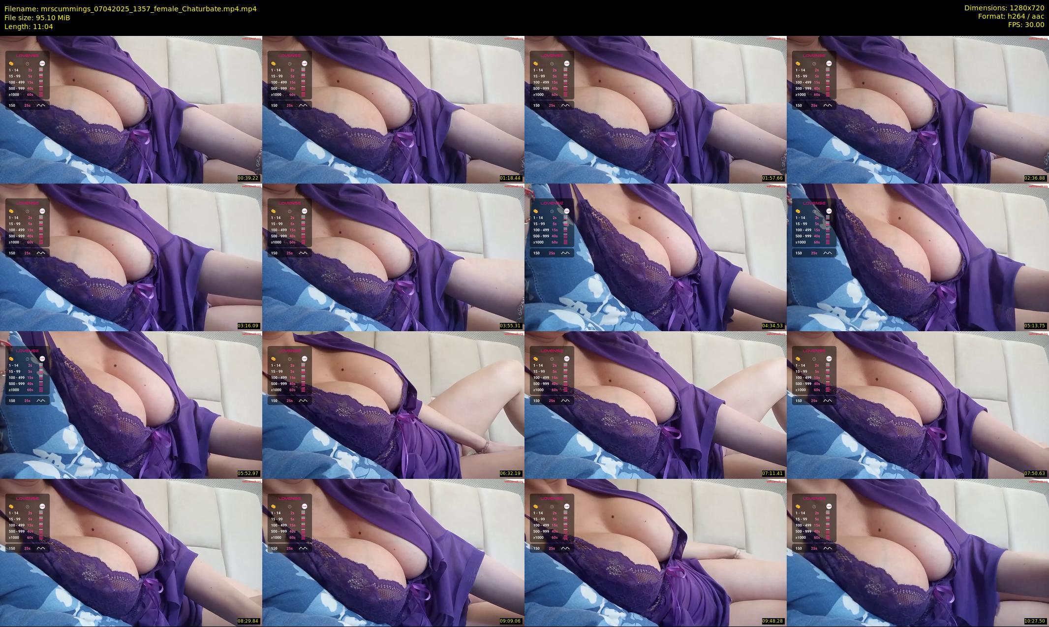 mrscummings — 12 minute Chaturbate female cam show recording, 720p, Apr 7, 2025