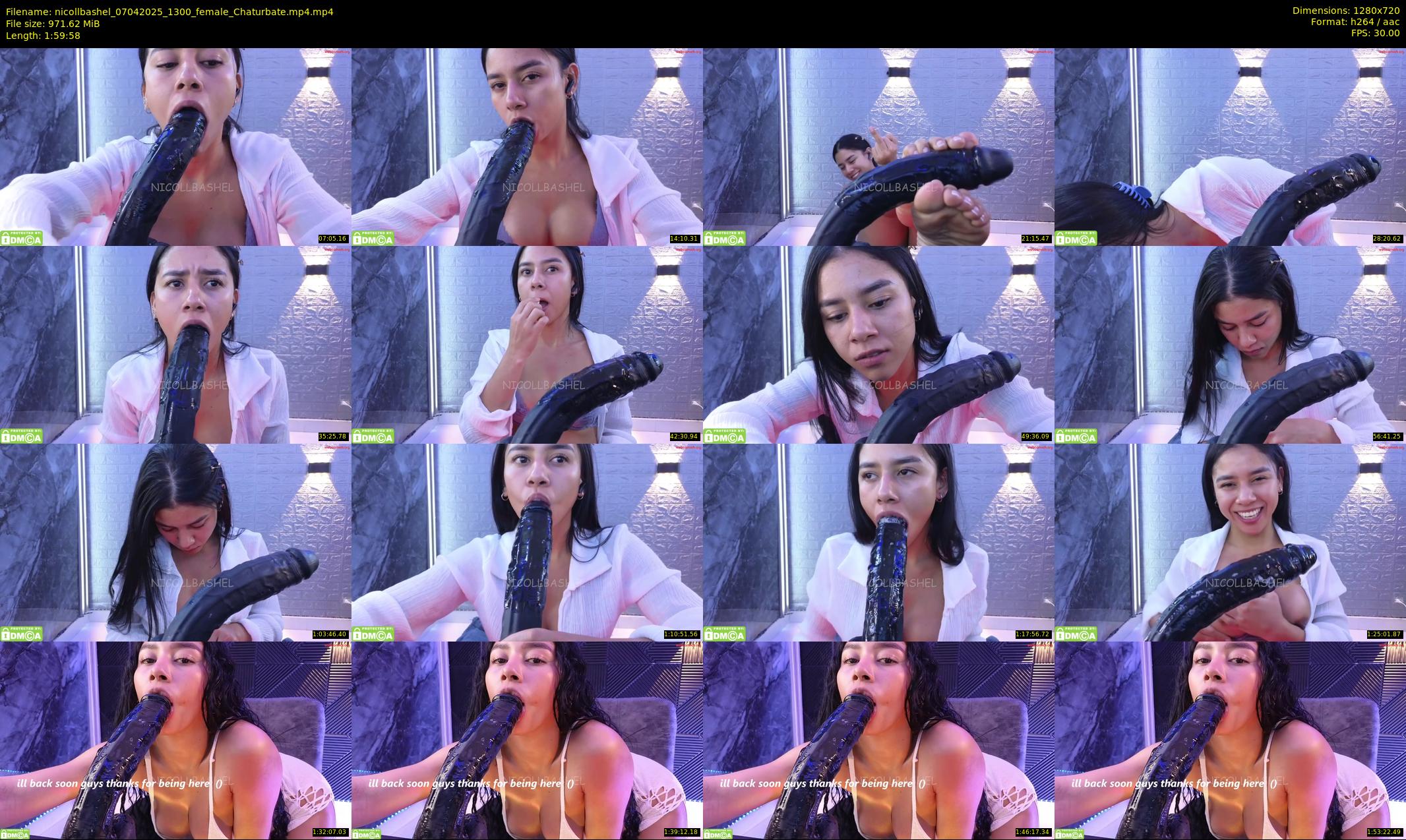 nicollbashel — 120 minute Chaturbate female cam show recording, 720p, Apr 7, 2025