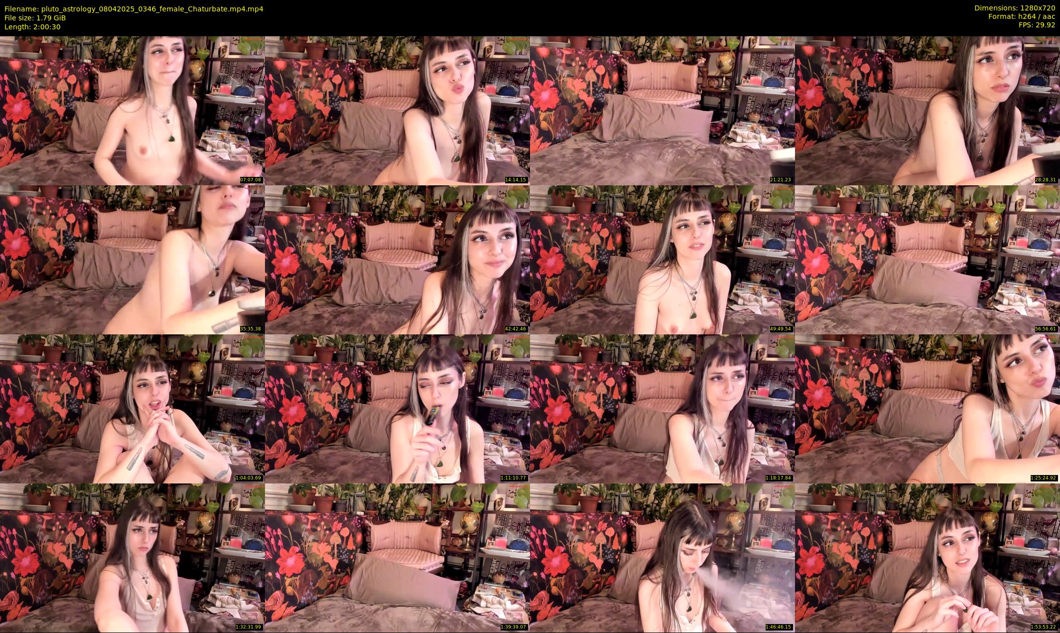 pluto_astrology — 121 minute Chaturbate female cam show recording, 720p, Apr 8, 2025
