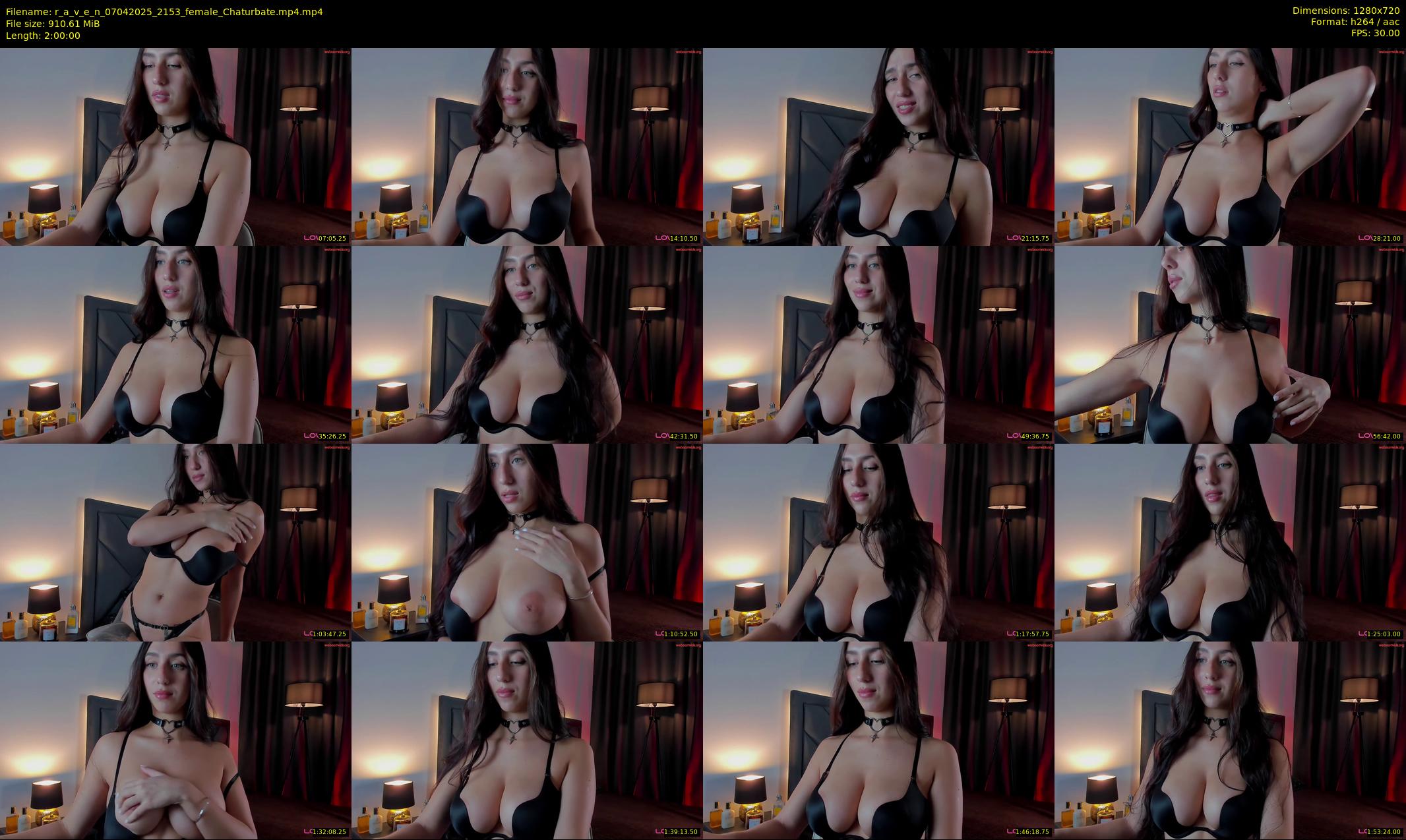 r_a_v_e_n — 120 minute Chaturbate female cam show recording, 720p, Apr 7, 2025