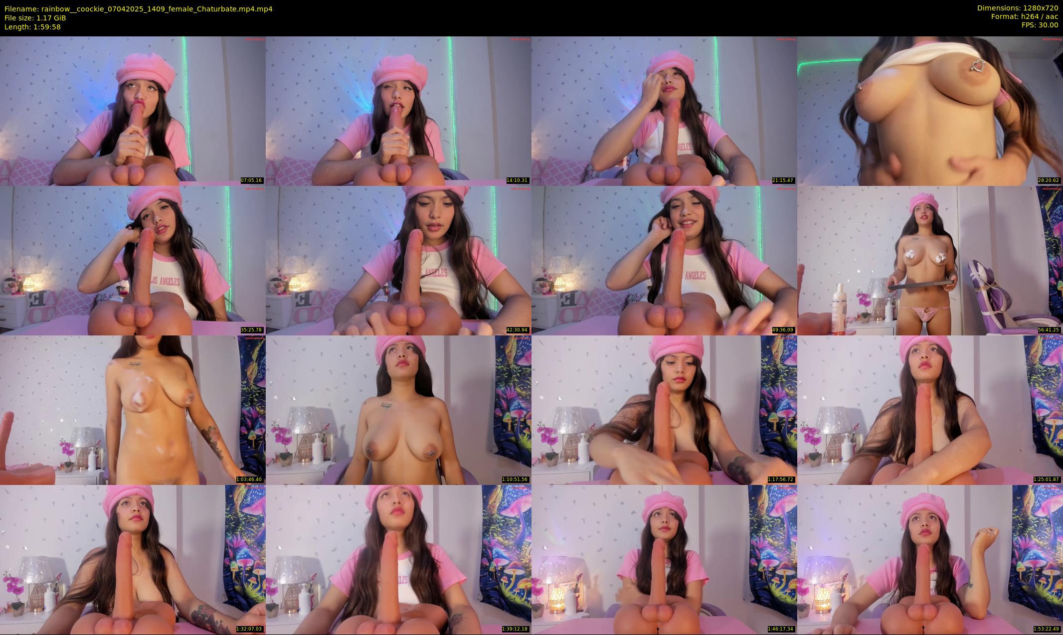 rainbow__coockie — 120 minute Chaturbate female cam show recording, 720p, Apr 7, 2025