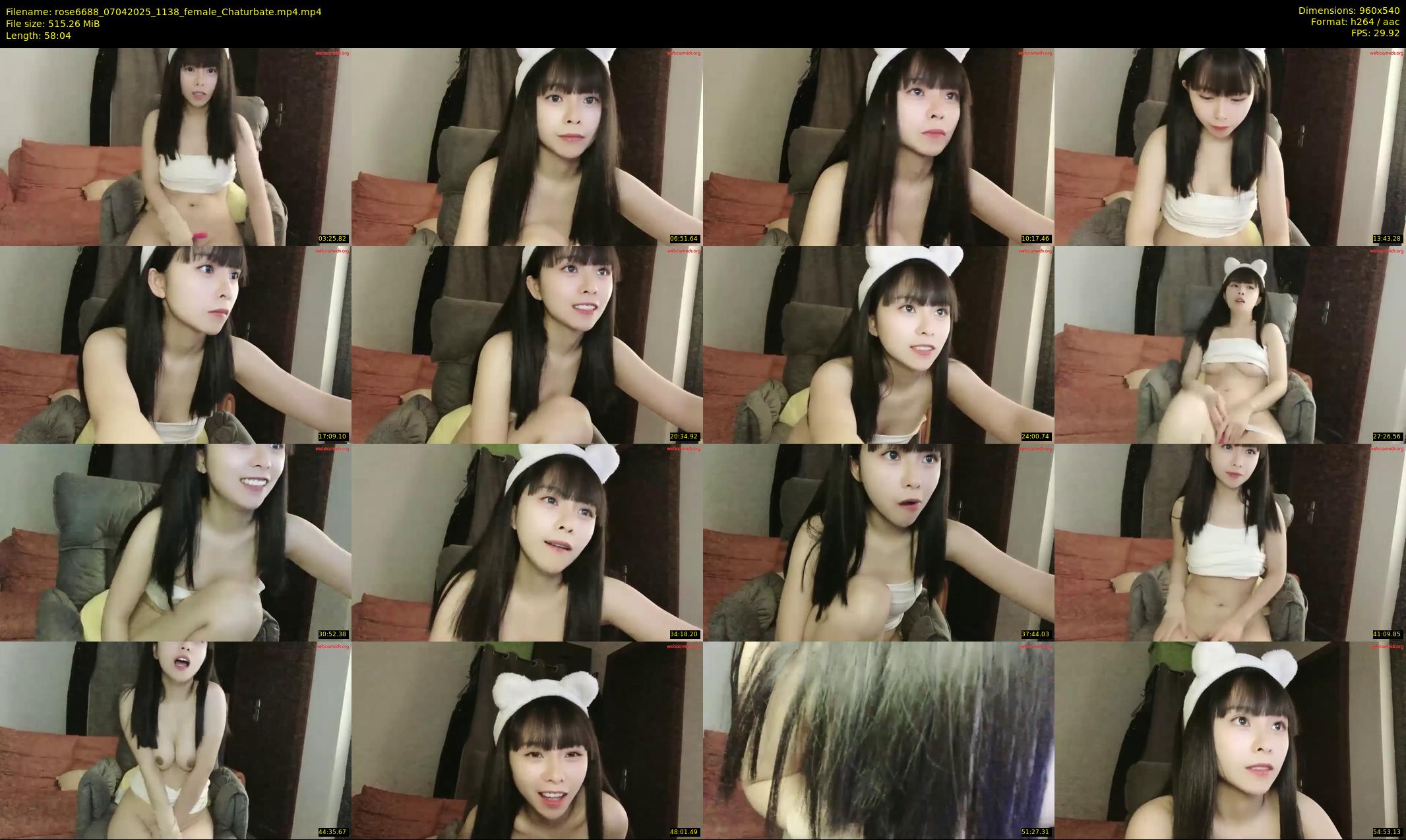 rose6688 — 59 minute Chaturbate female cam show recording, 480p, Apr 7, 2025