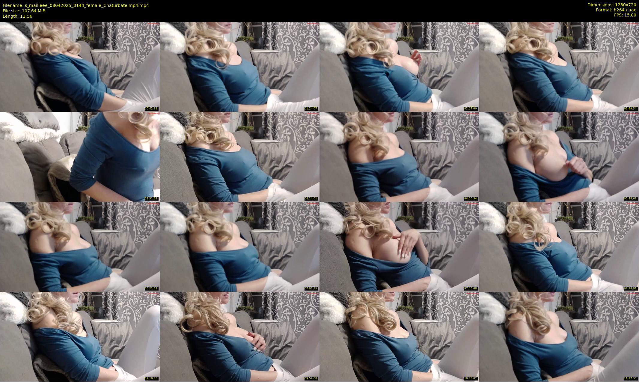 s_mailleee — 12 minute Chaturbate female cam show recording, 720p, Apr 8, 2025